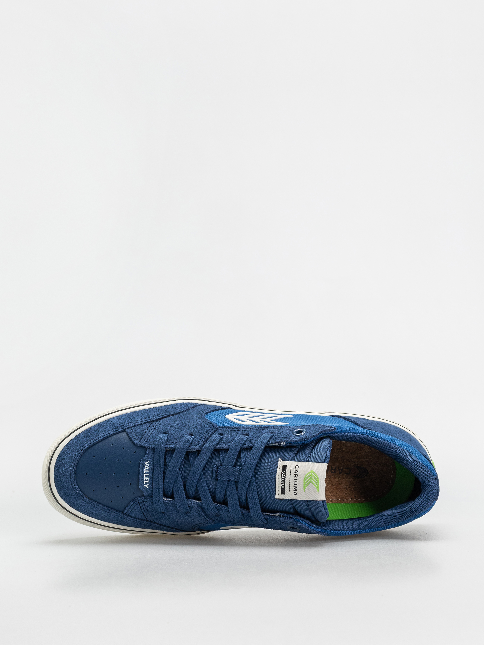 Buty Cariuma Vallely Pro (mystery blue suede and cordura off white logo)