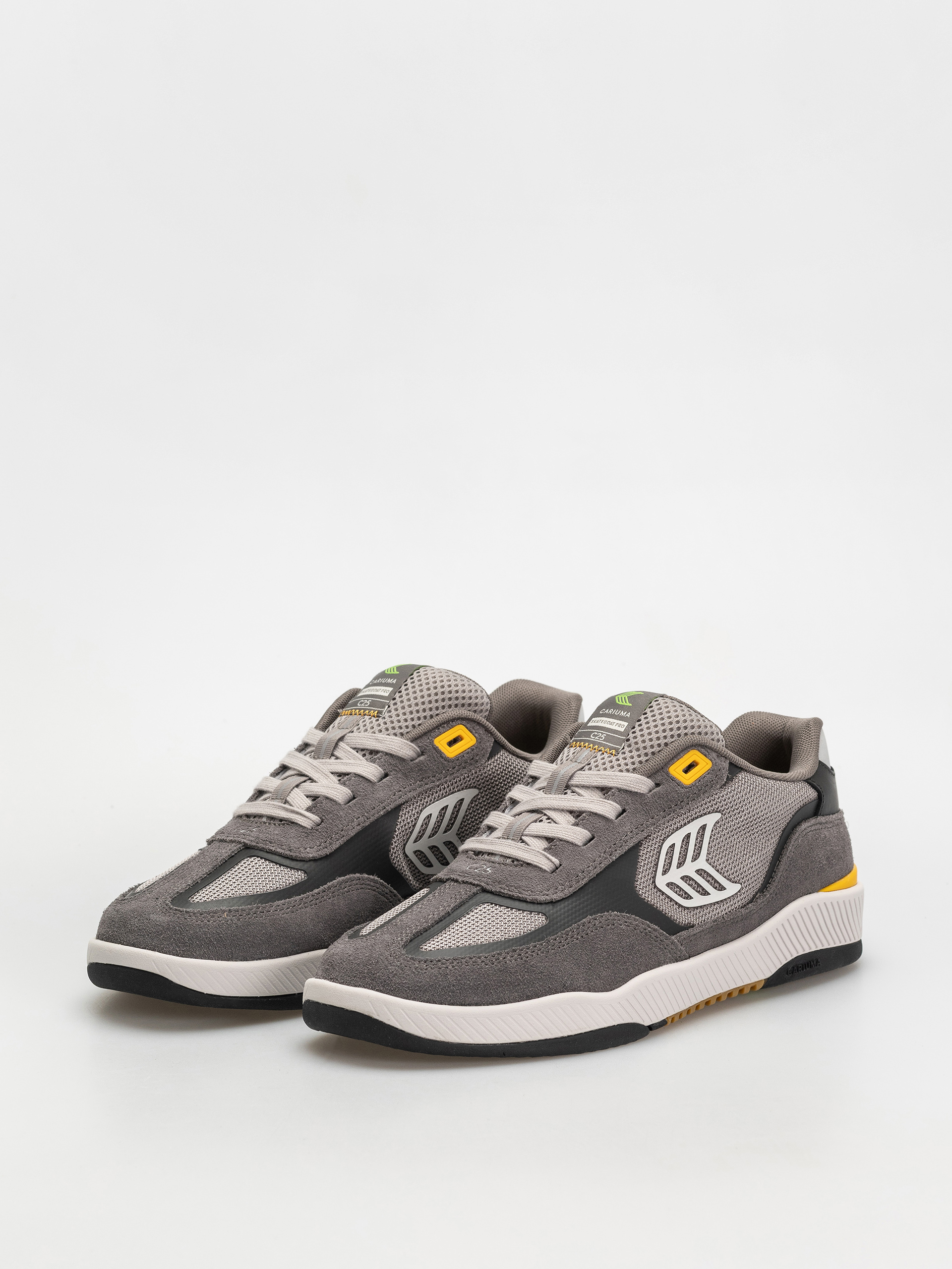 Buty Cariuma Skategoat C25 Pro (charcoal grey suede light grey mesh ice logo yellow)