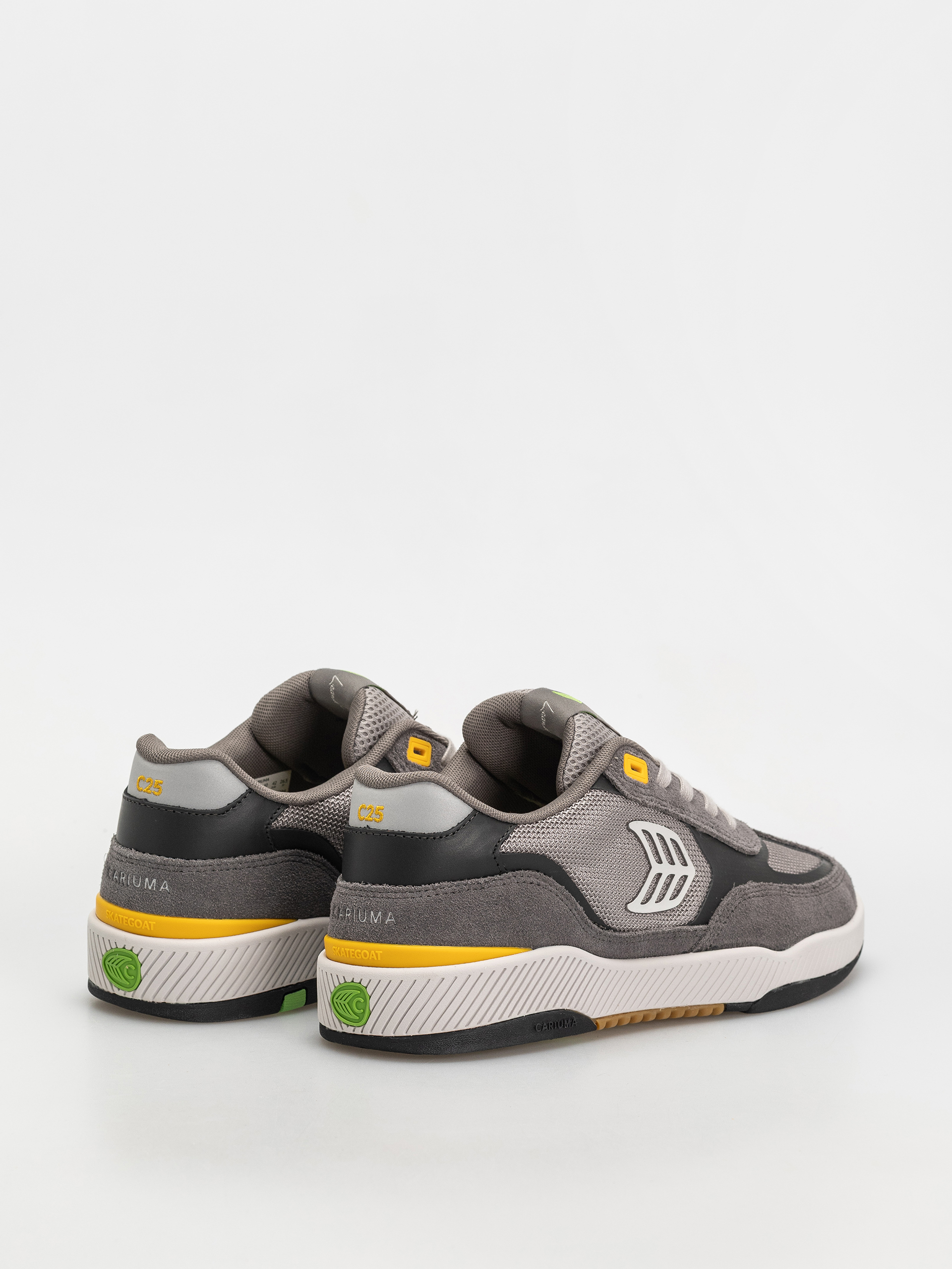Buty Cariuma Skategoat C25 Pro (charcoal grey suede light grey mesh ice logo yellow)