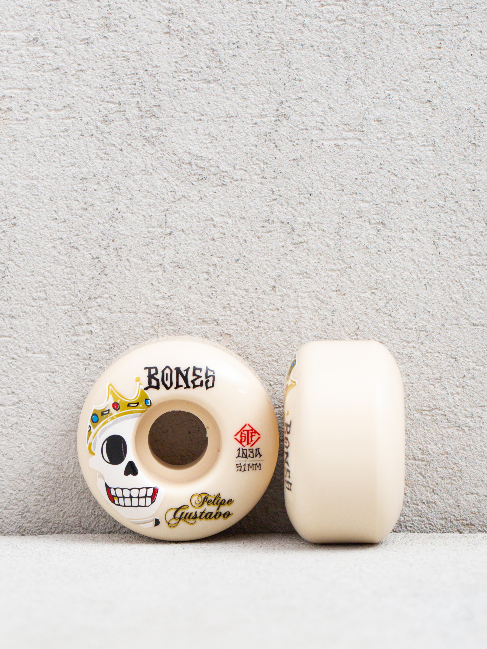 Kółka Bones Gustavo Notorious Streettech V1 103A (white)