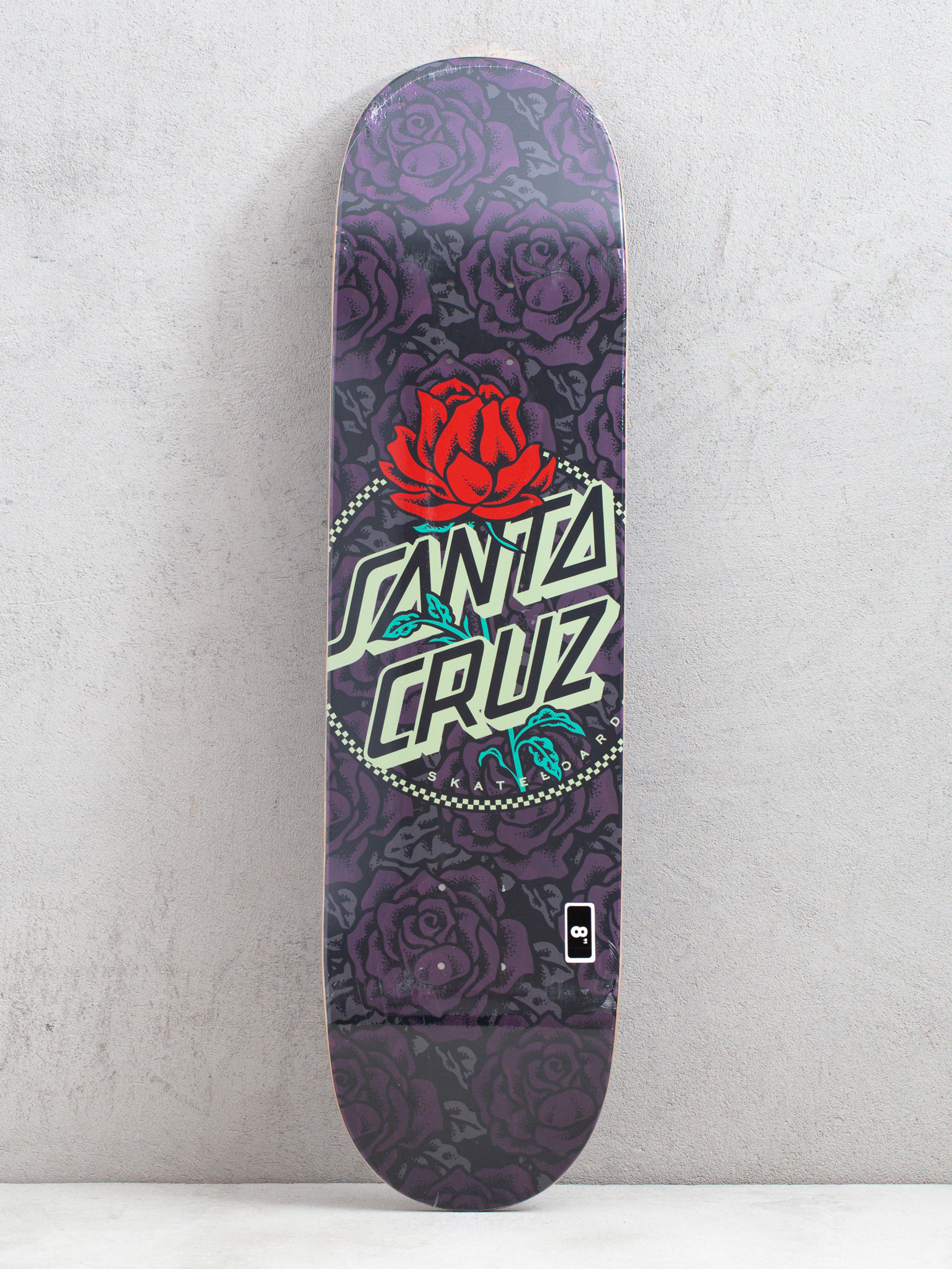 Deck Santa Cruz Rosette Ringed Dot (black/purple)