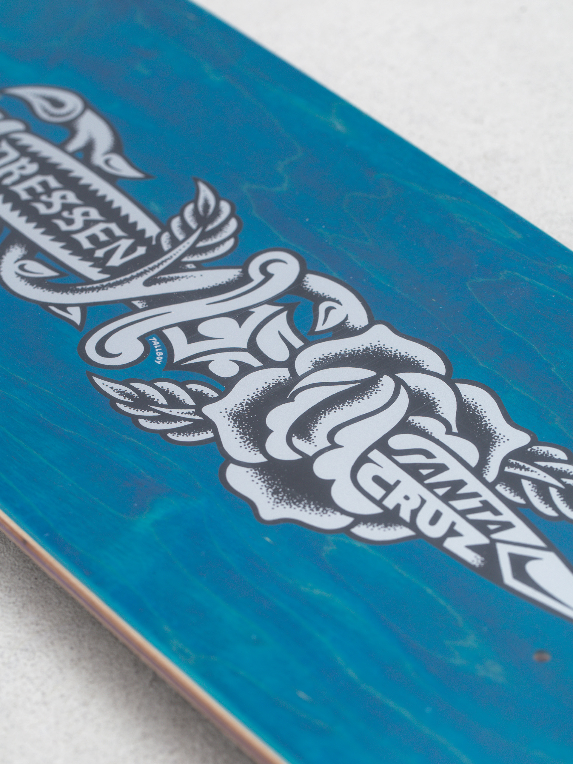 Deck Santa Cruz Dressen Rose Dagger Pro (white)