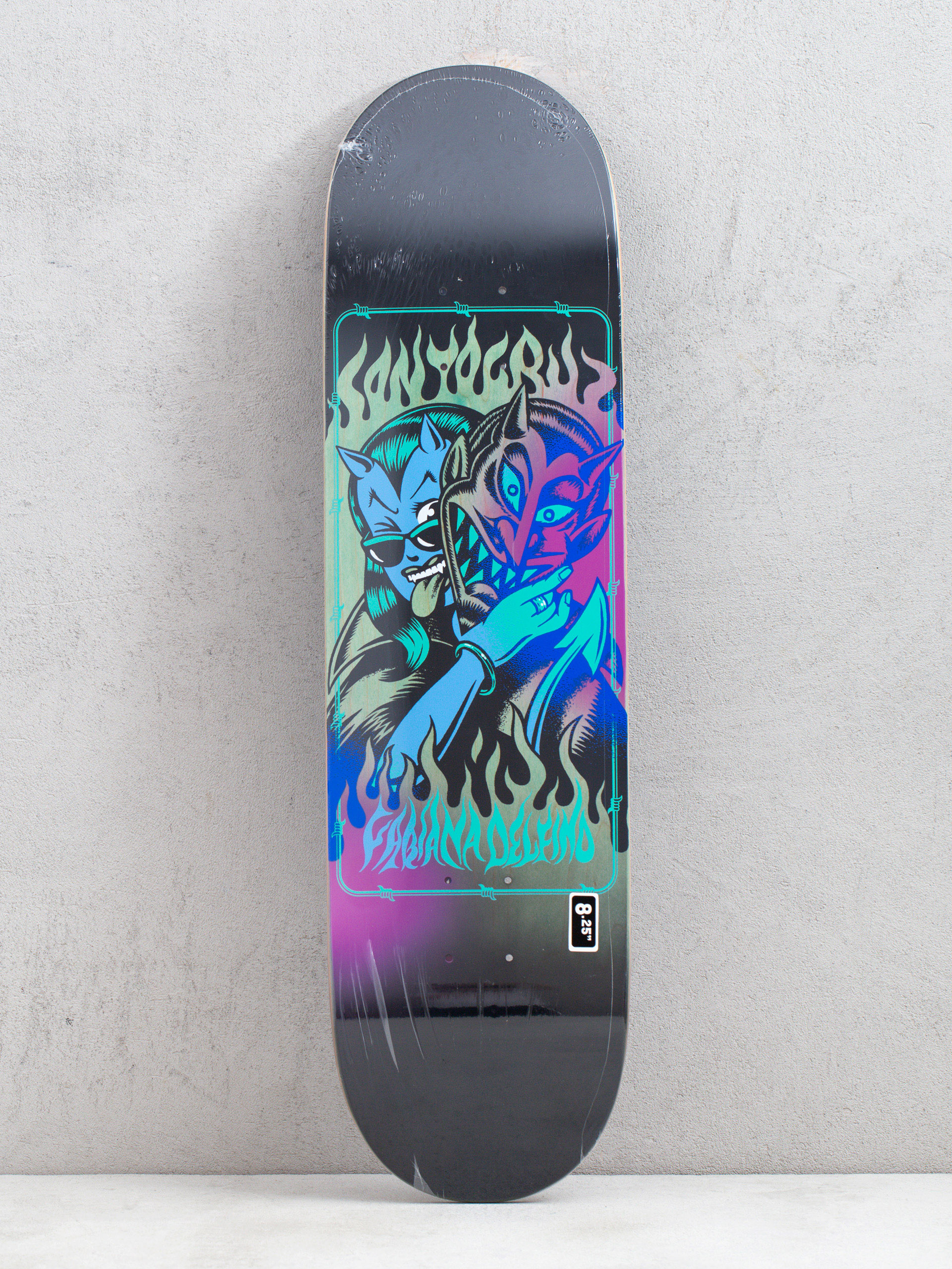 Deck Santa Cruz Delfino Devil Mask Pro (black/multi)