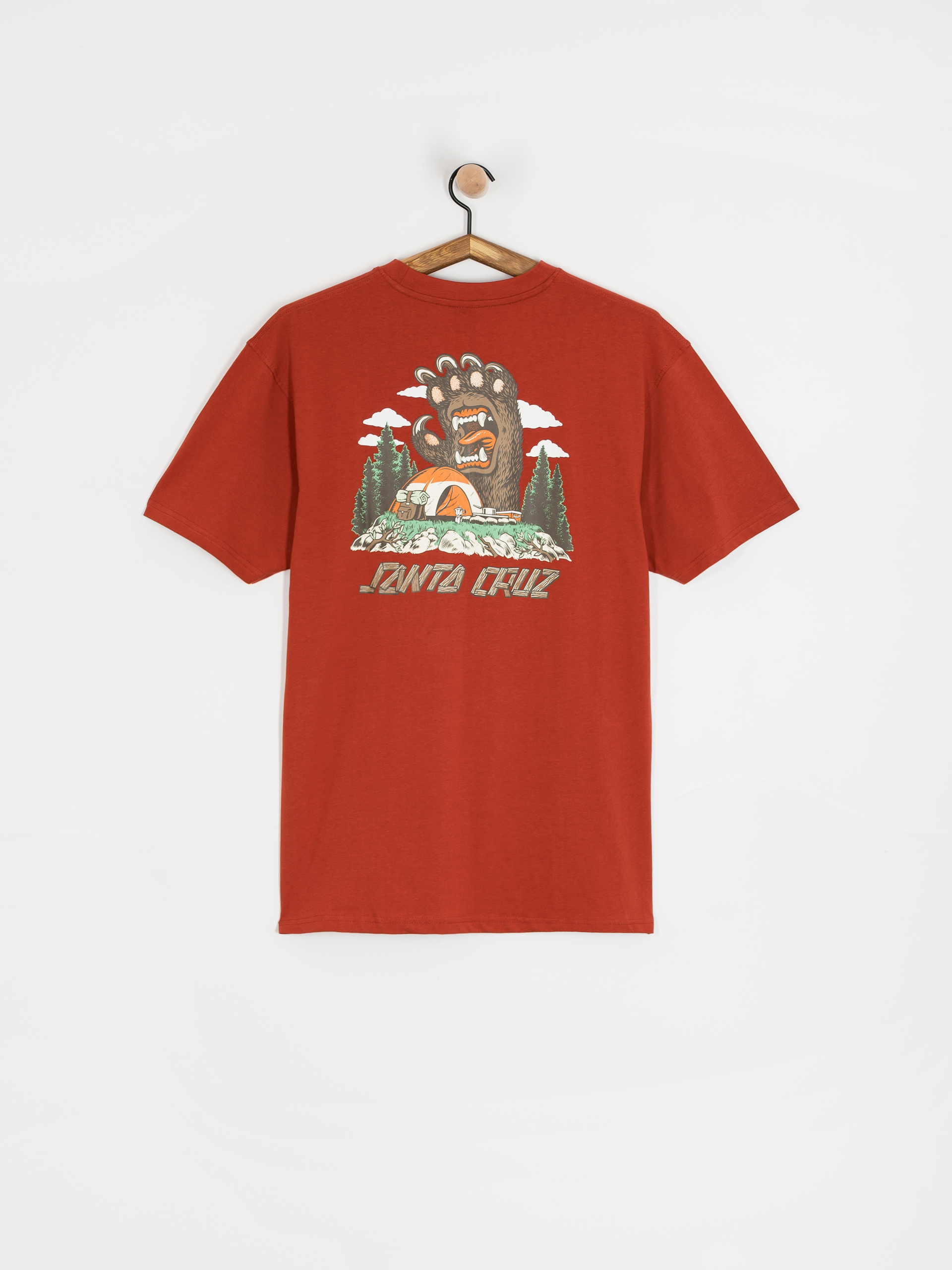 T-shirt Santa Cruz Screaming Grizzly (dark rust)