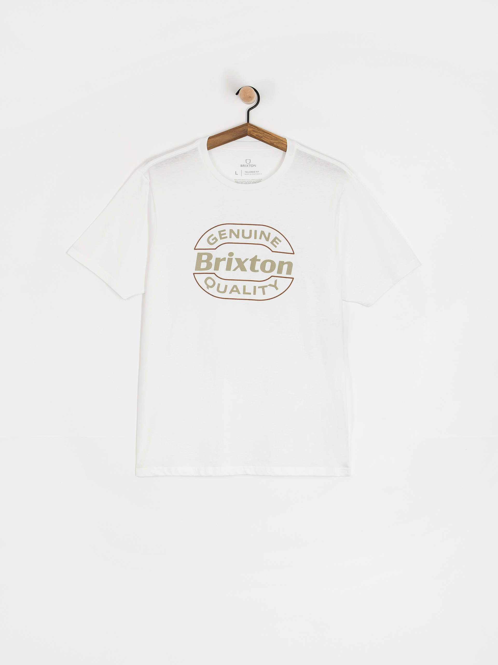 T-shirt Brixton Keaton Tlrt (white/red)