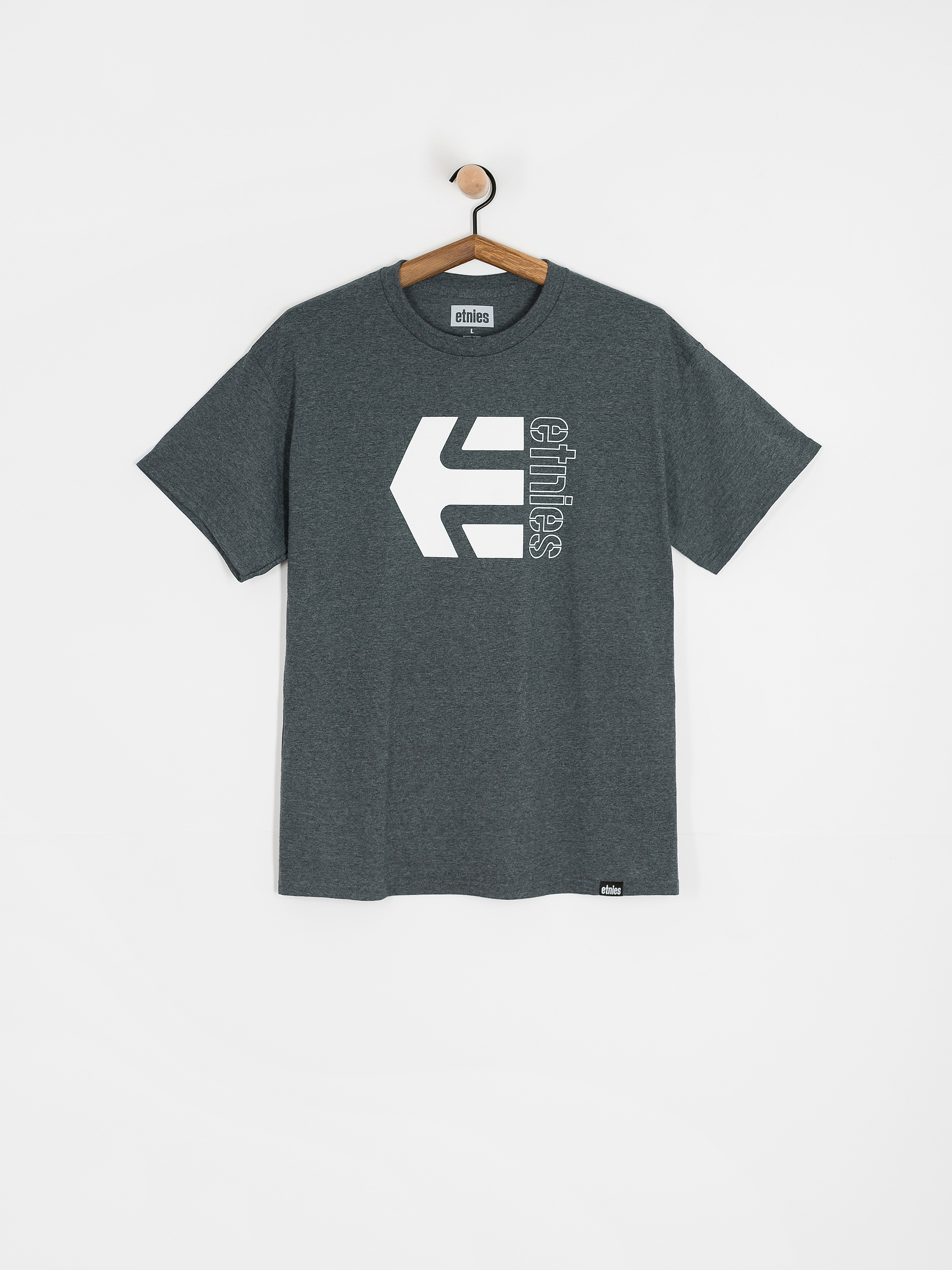 T-shirt Etnies Corp Combo (dark grey/white)
