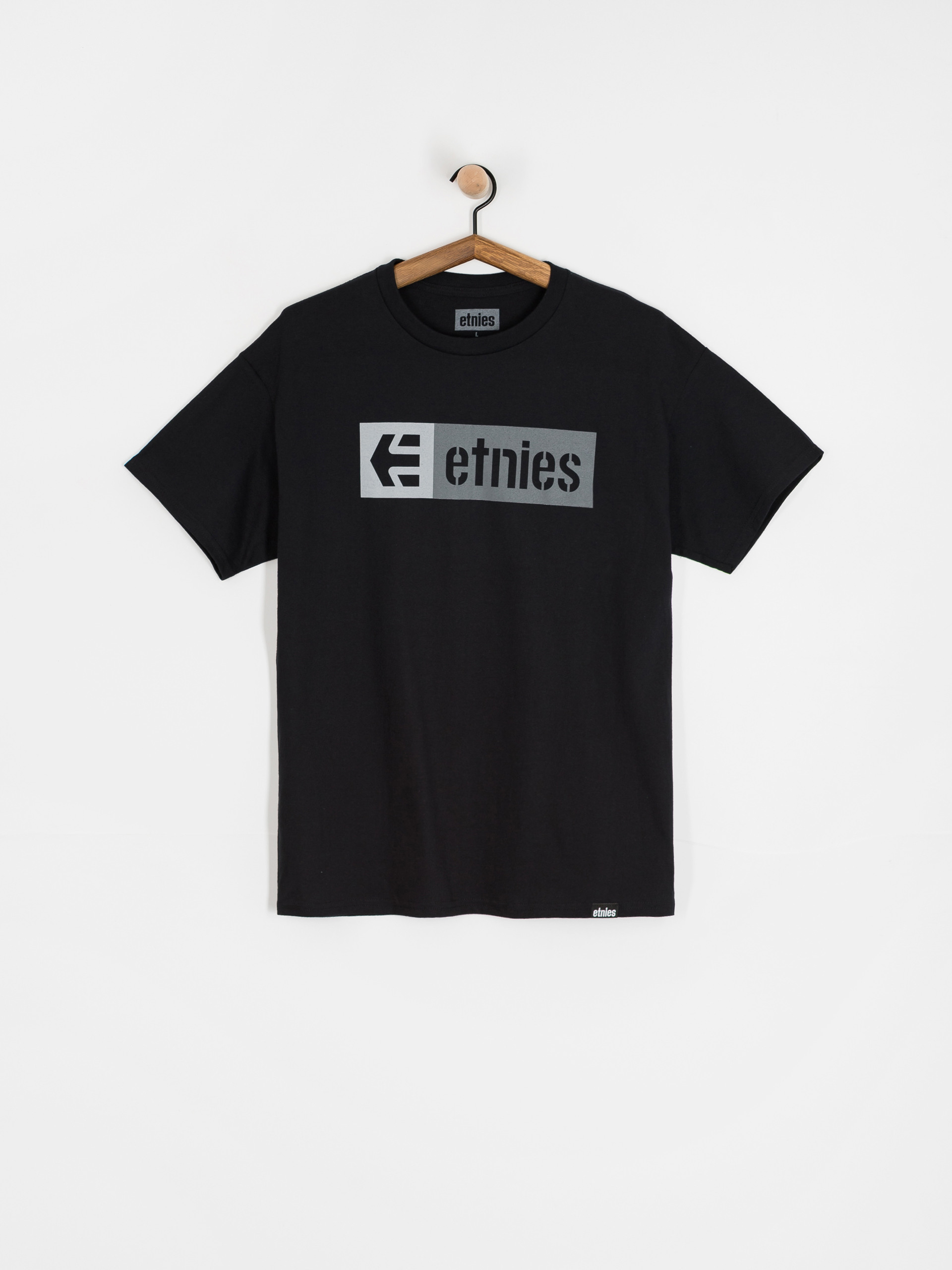 T-shirt Etnies New Box (black/grey/grey)