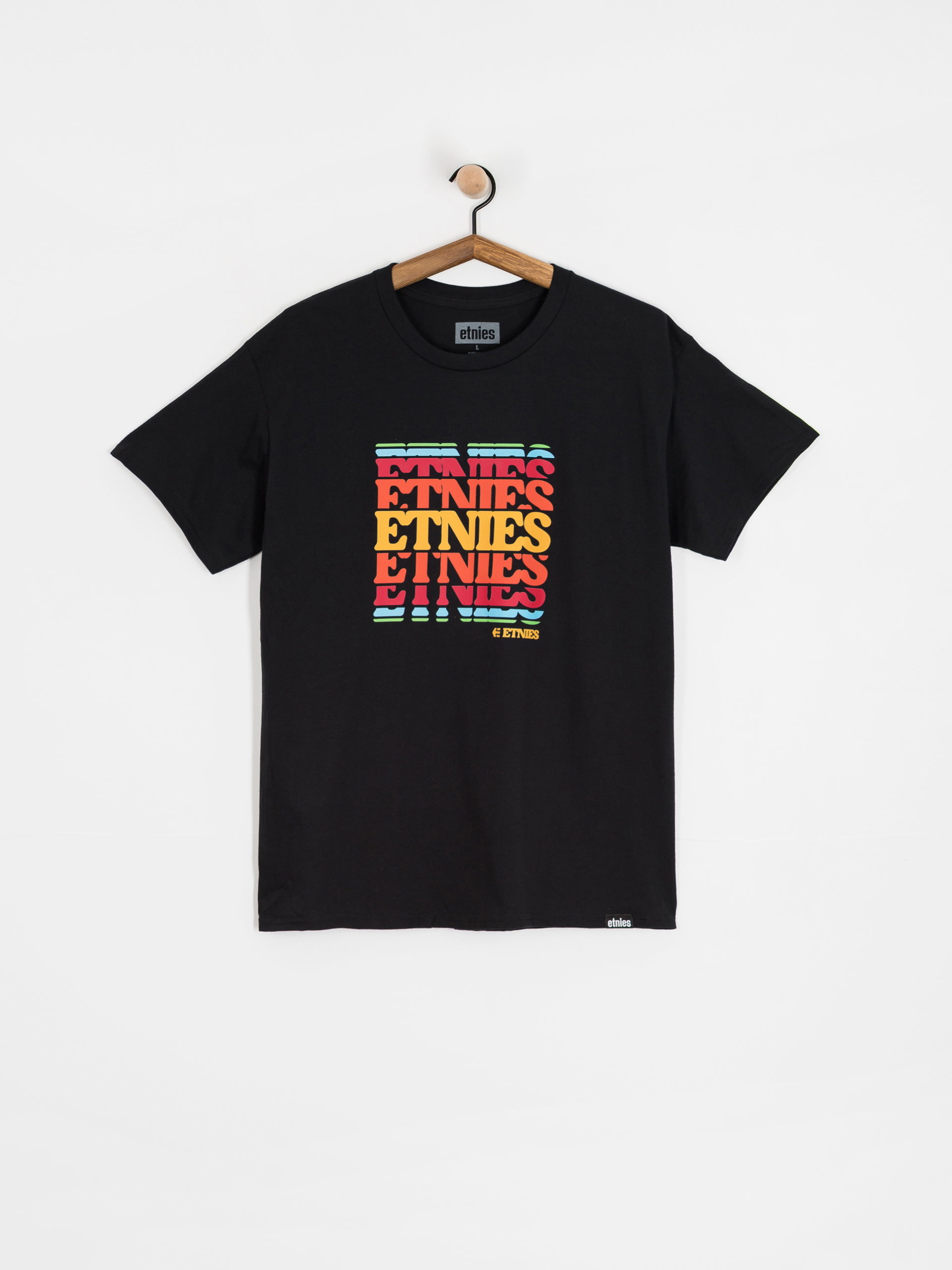 T-shirt Etnies Stack Retro (black)