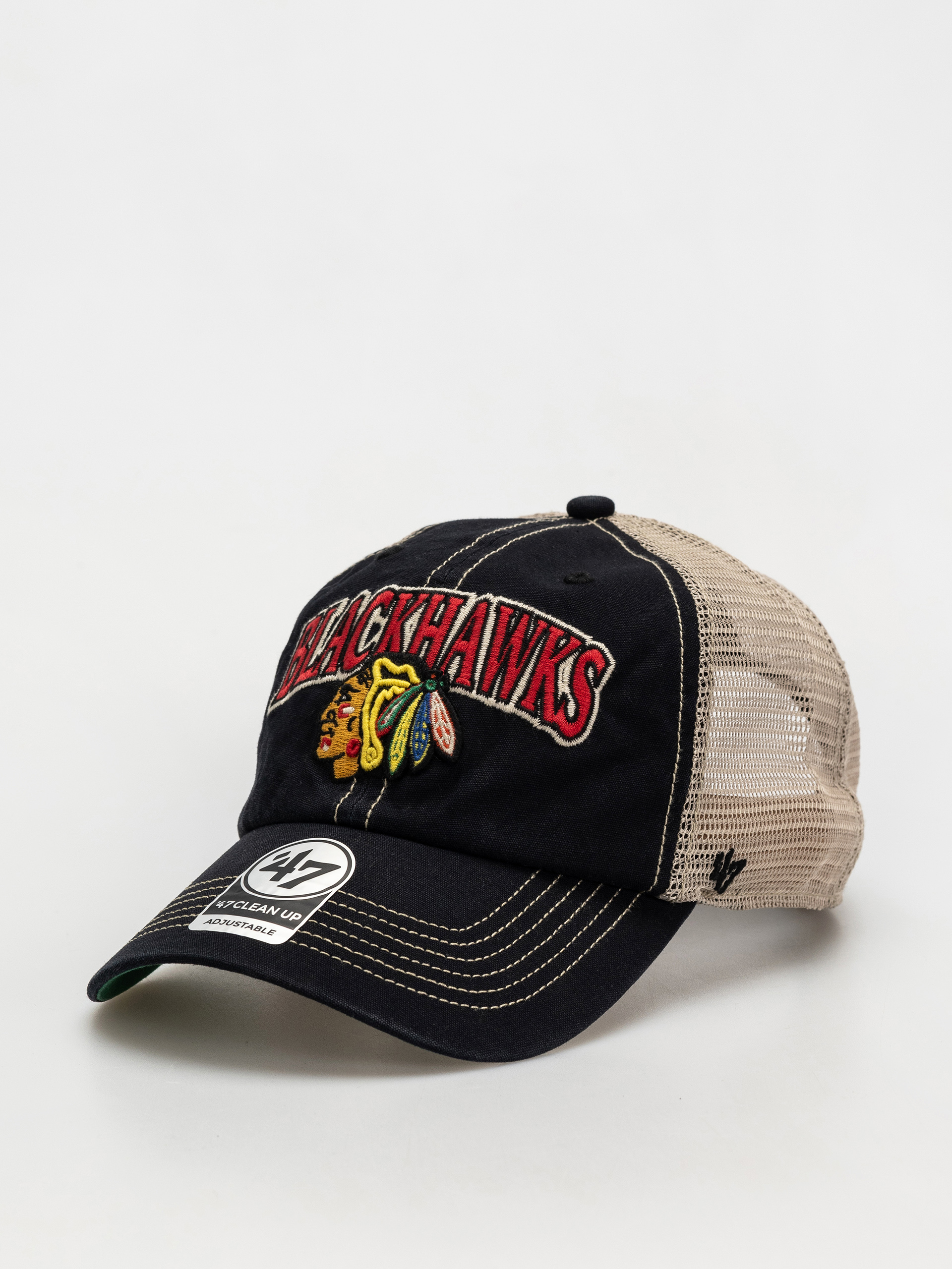 Czapka z daszkiem 47 Brand NHL Chicago Blackhawks Tuscaloosa (vintage black)