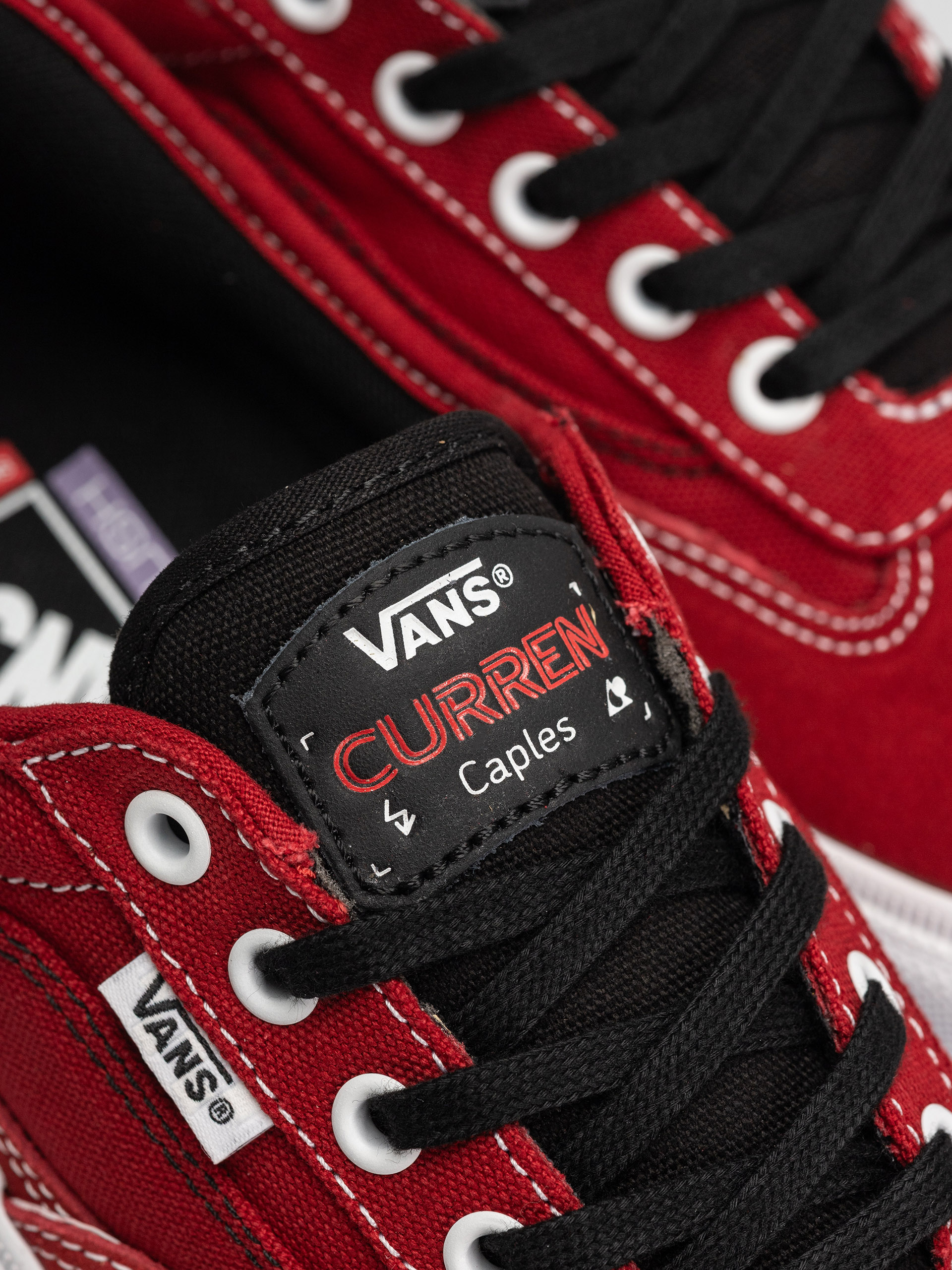 Buty Vans Skate Curren Caples (red/white)