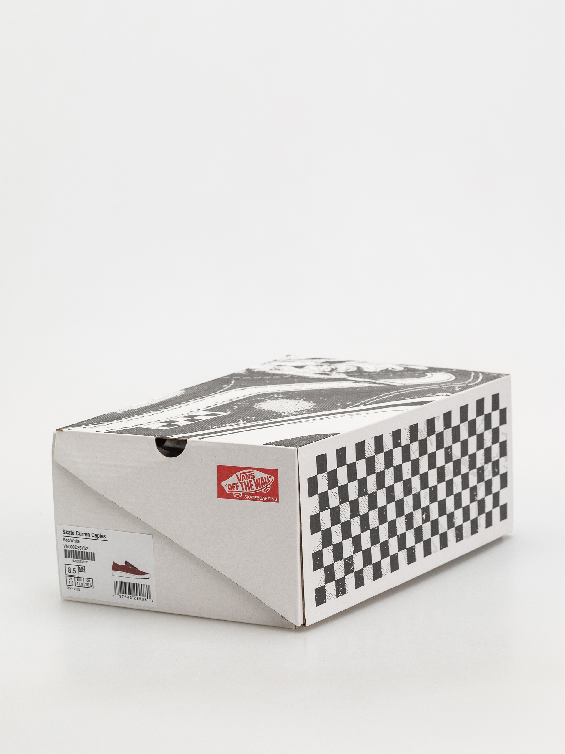 Buty Vans Skate Curren Caples (red/white)