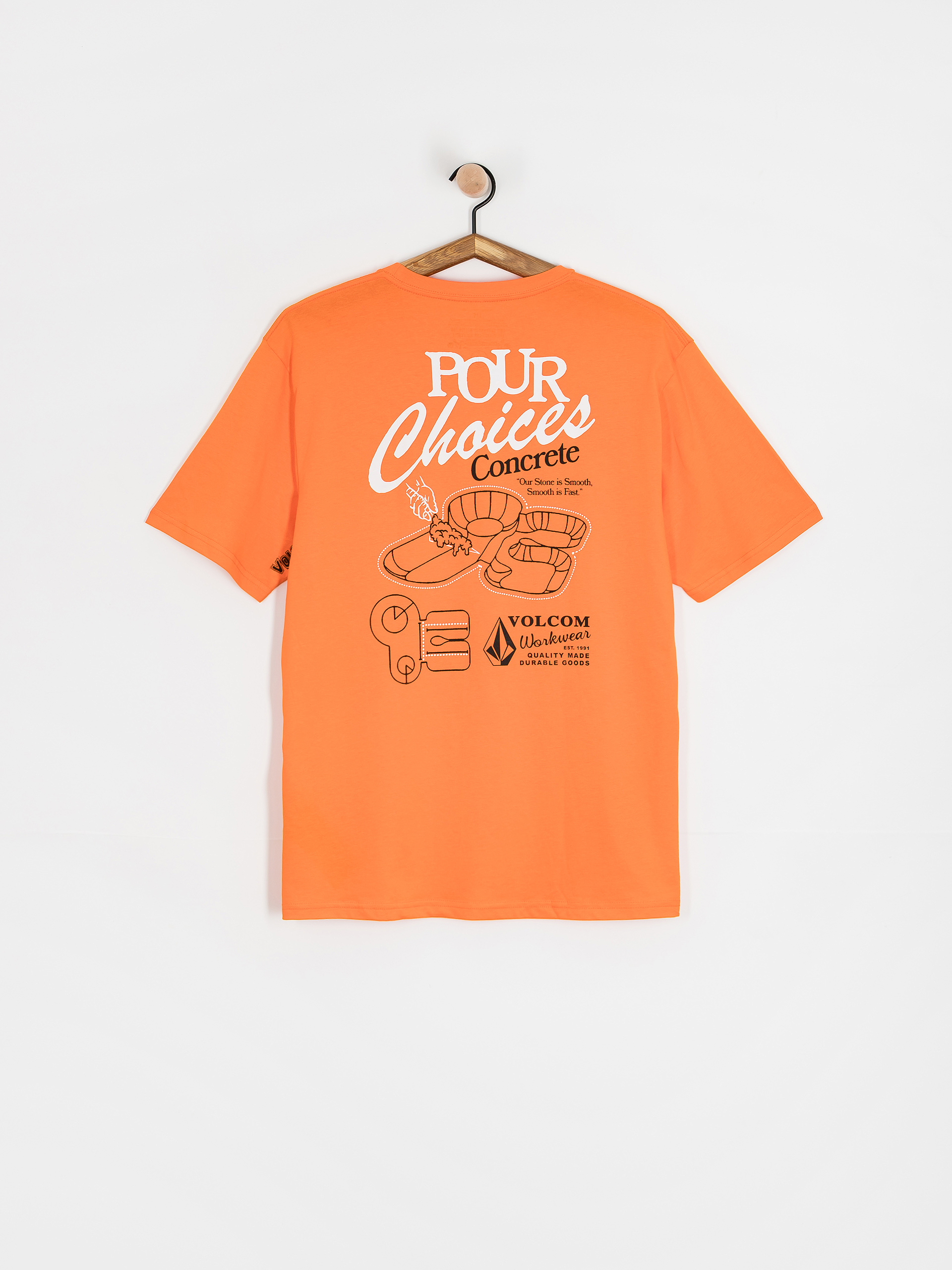 T-shirt Volcom Pour Choices Bsc (neon orange)