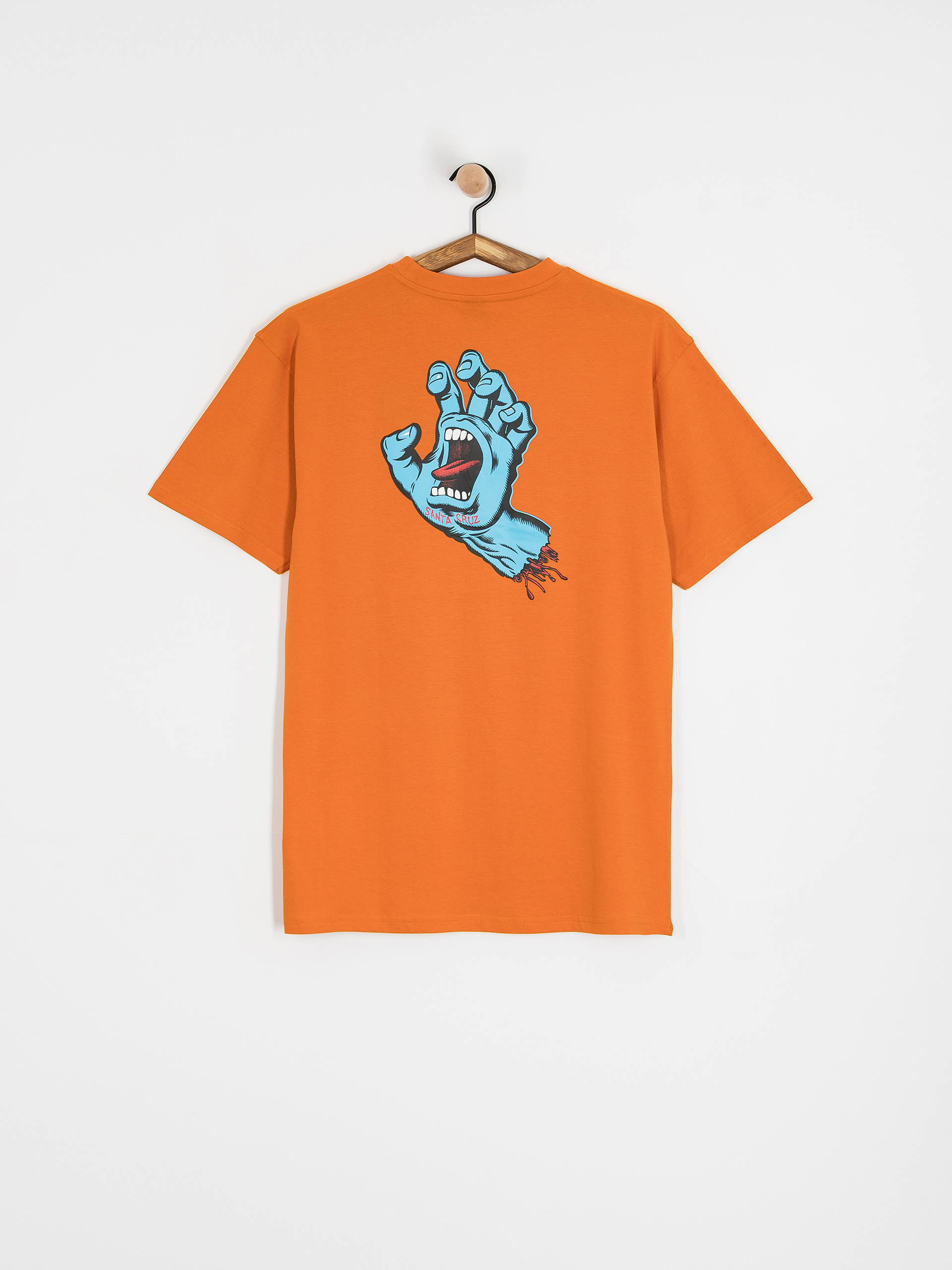 T-shirt Santa Cruz Screaming Hand Chest (amber)