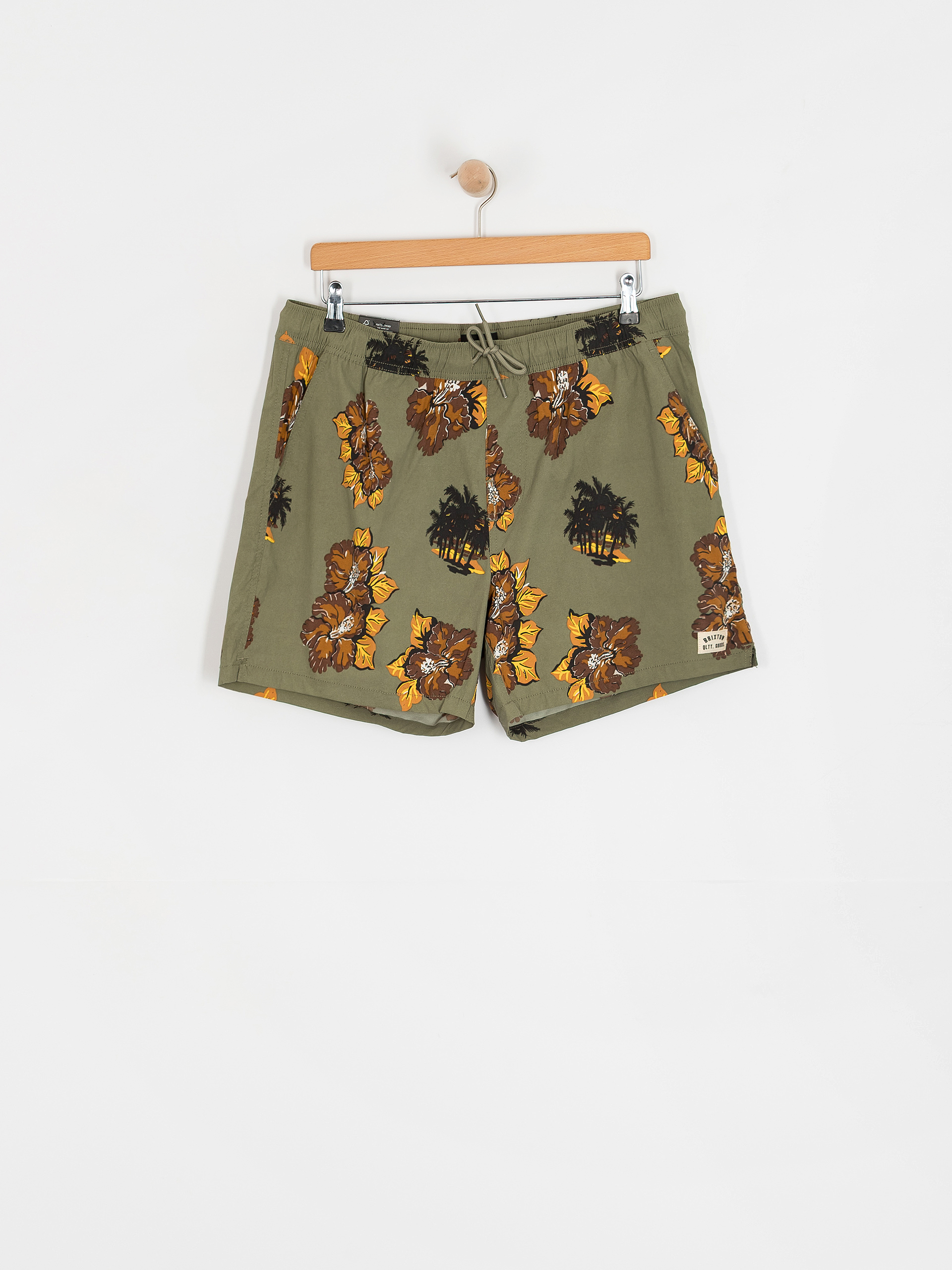 Szorty Brixton Everyday Hybrid 5 (olive surplus floral)
