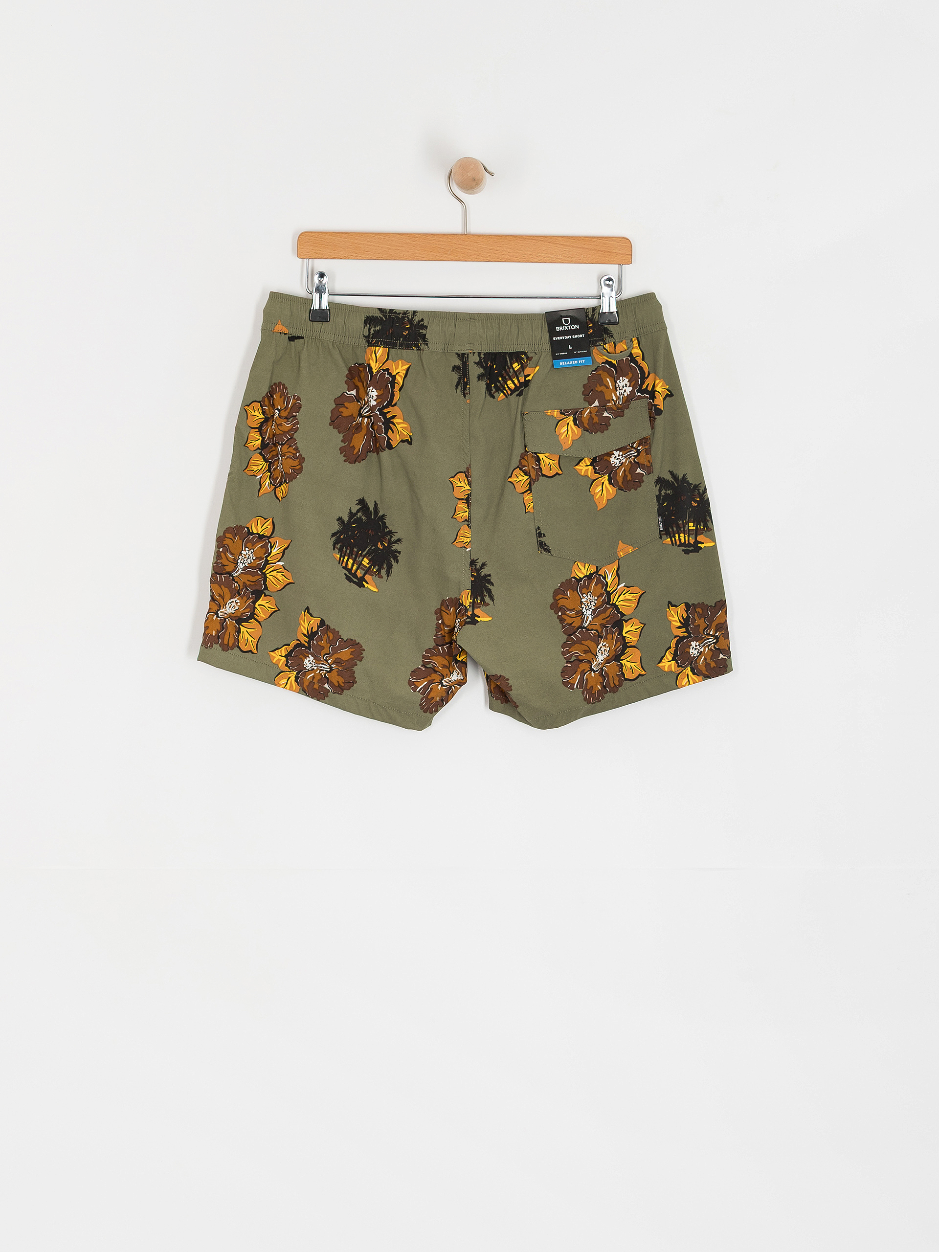 Szorty Brixton Everyday Hybrid 5 (olive surplus floral)