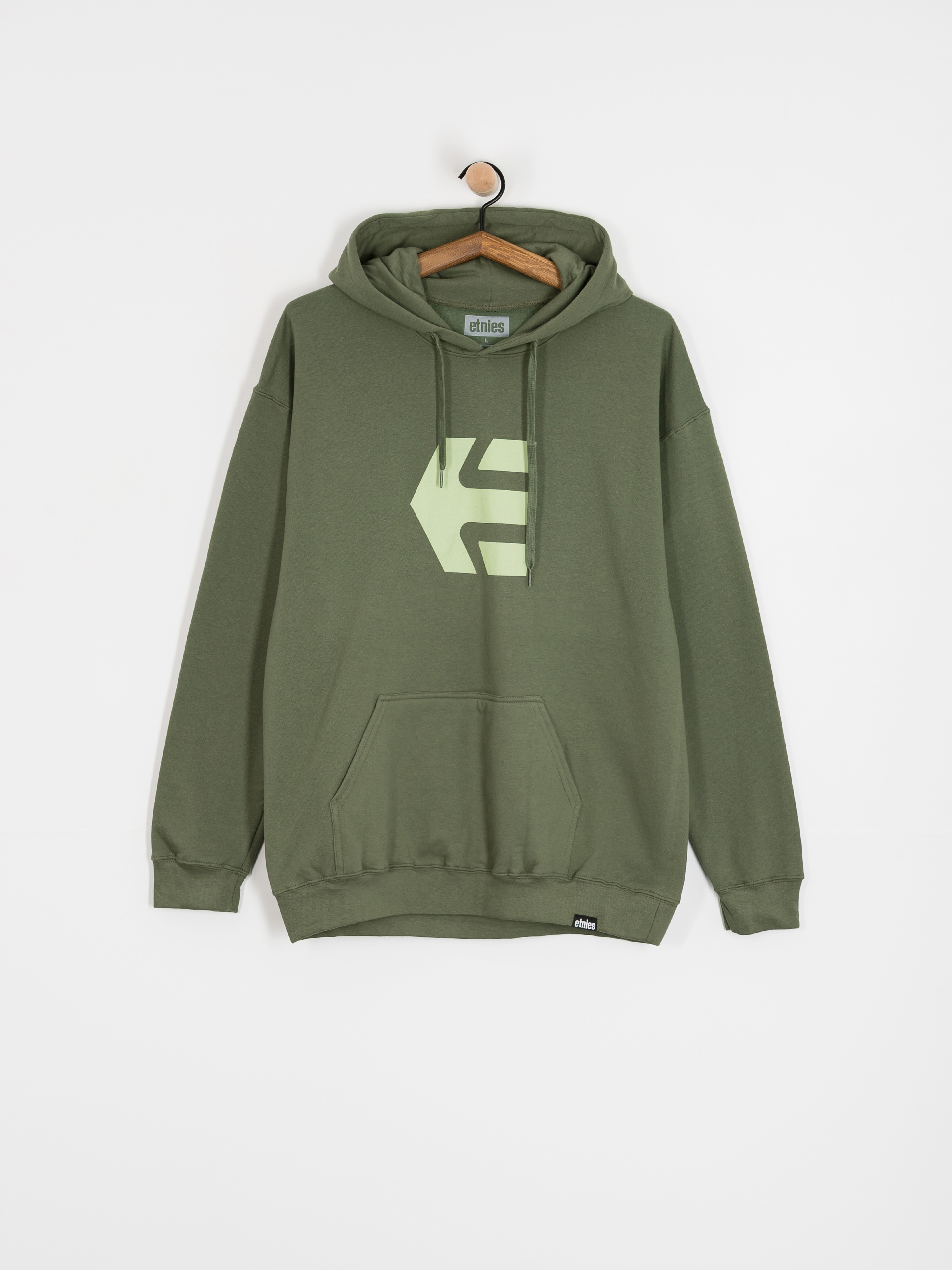 Bluza z kapturem Etnies Classic Icon HD (olive)