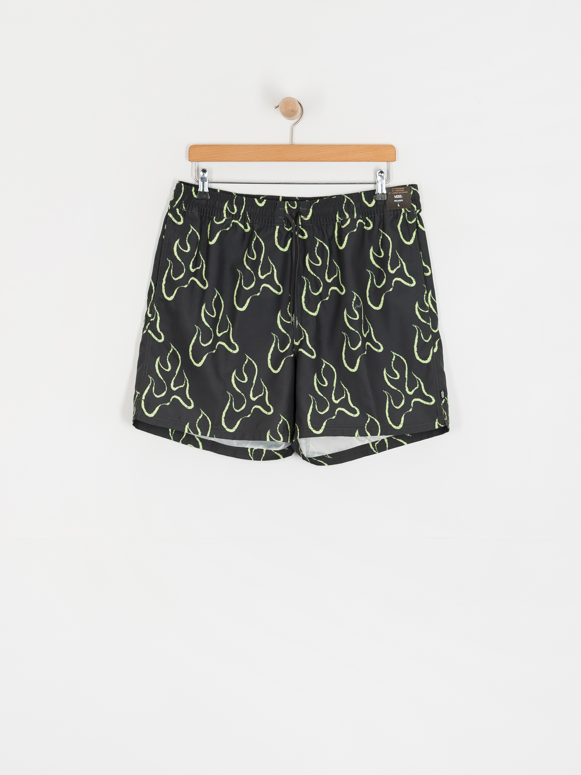 Boardshorty Vans Primary Print Elastic (asphalt/shadow lime)