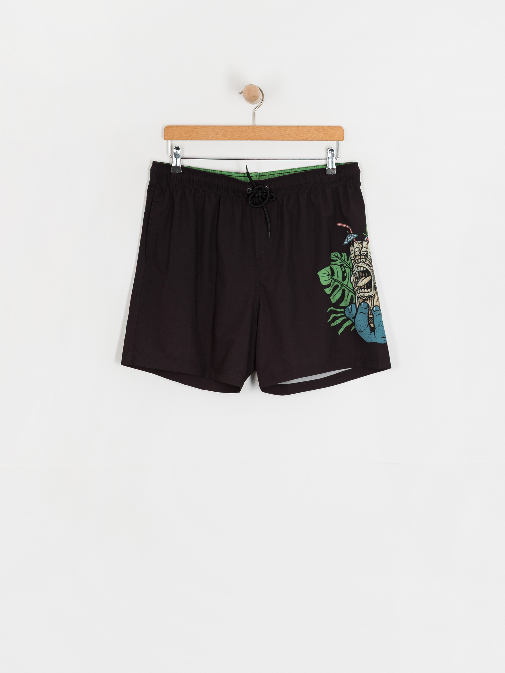 Szorty Santa Cruz Tiki Hand (black)