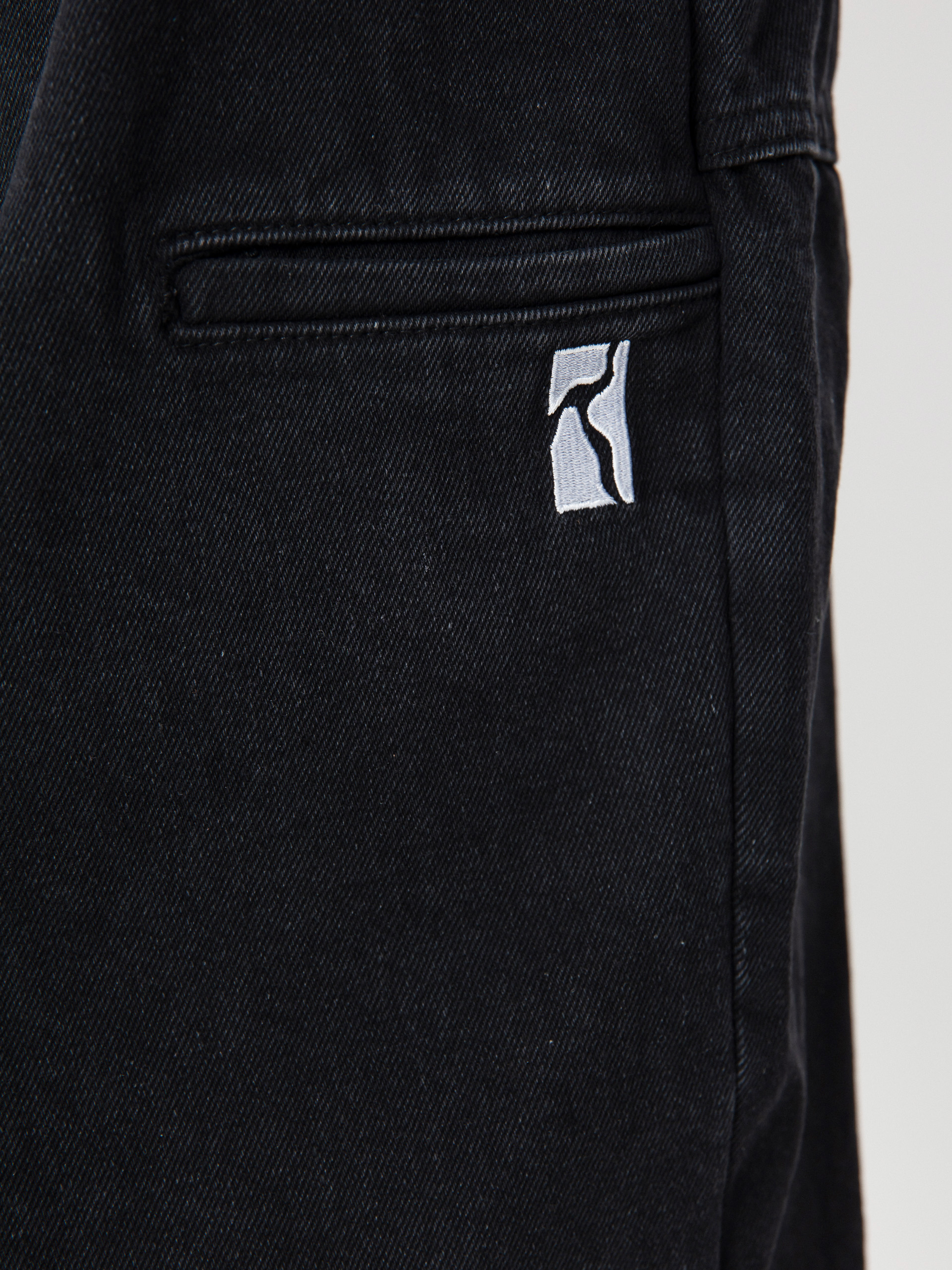 Szorty Poetic Collective Painter (black denim)