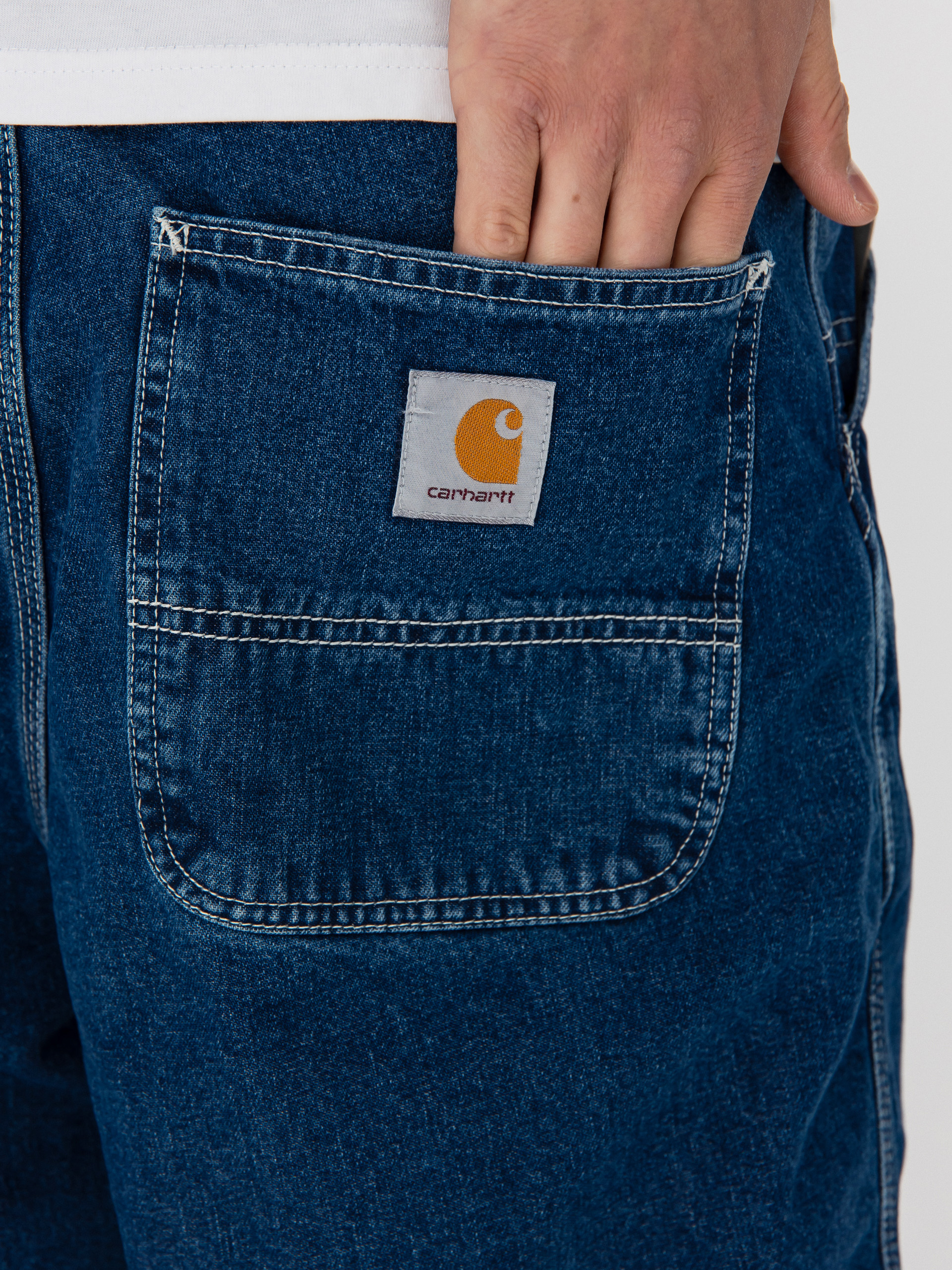 Szorty Carhartt WIP Simple (blue)