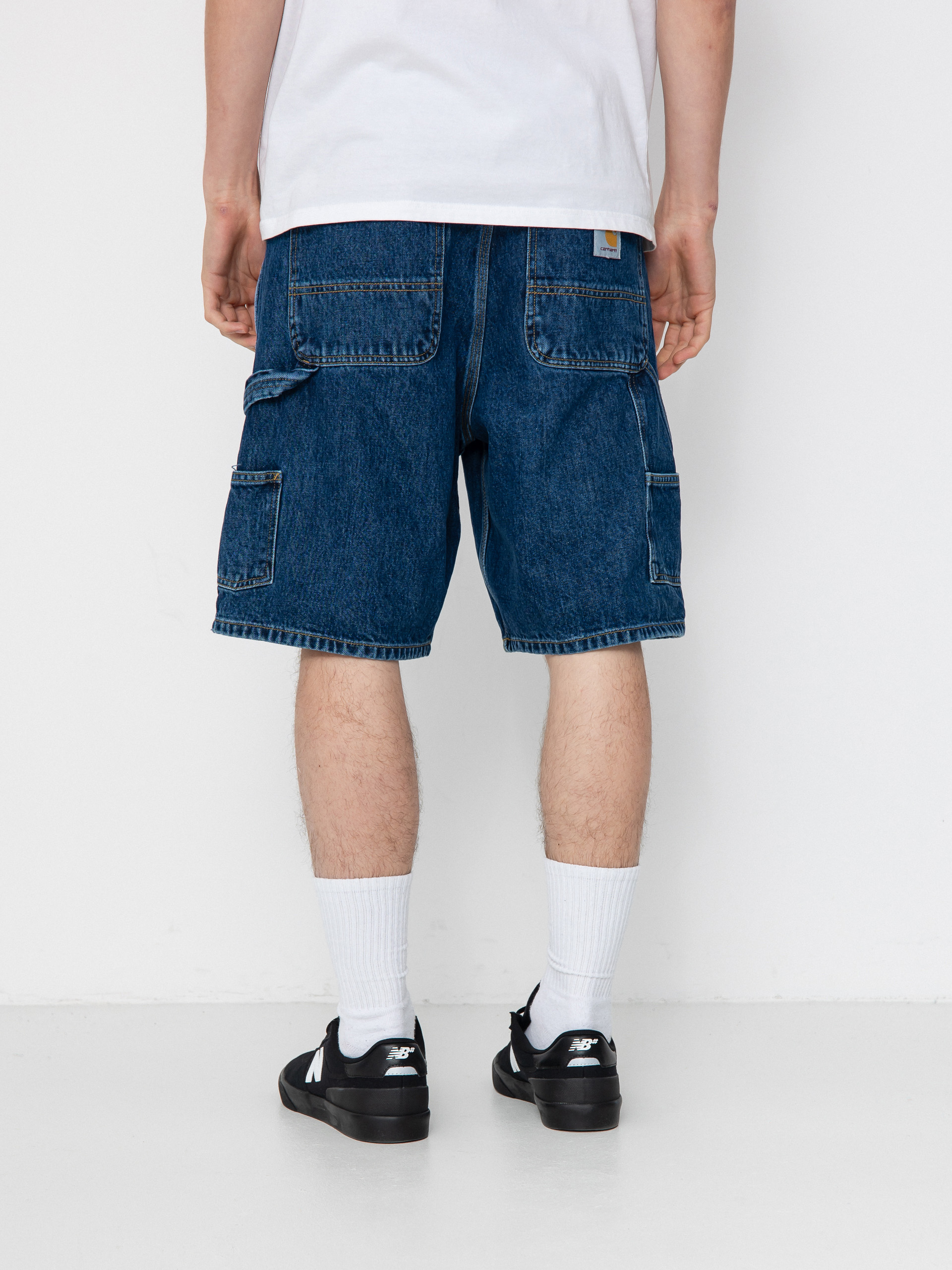 Szorty Carhartt WIP Double Knee (blue)