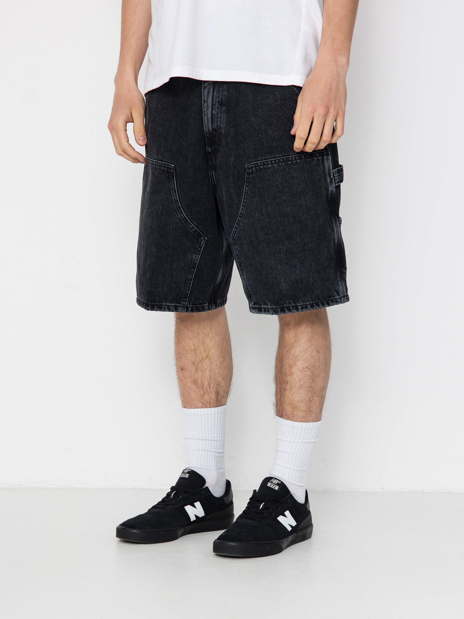 Szorty Carhartt WIP Double Knee (black)