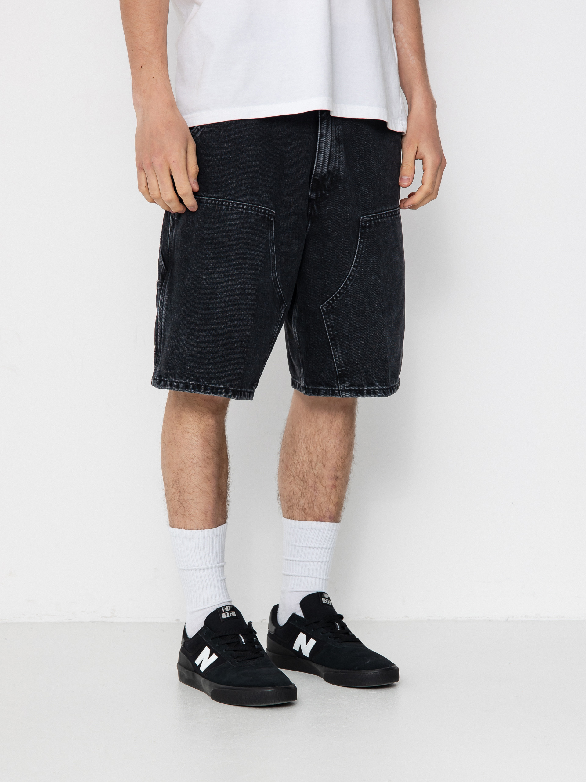 Szorty Carhartt WIP Double Knee (black)