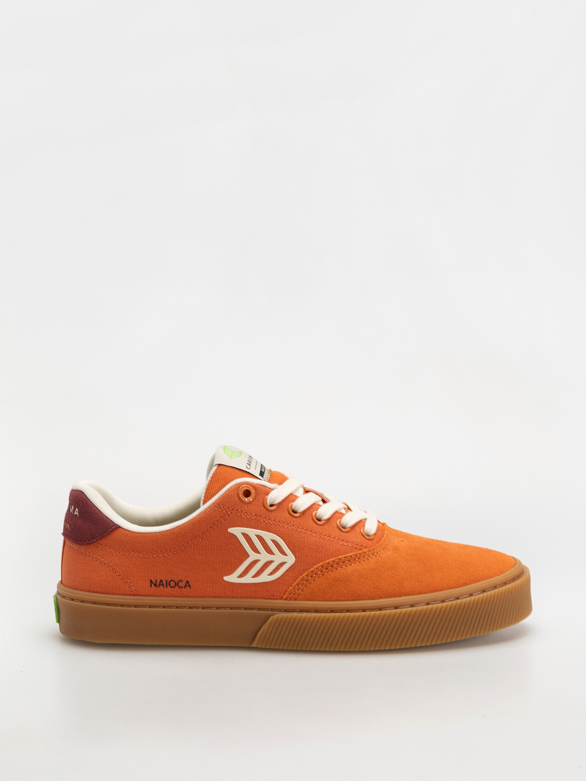 Buty Cariuma Naioca Pro (gum burnt orange suede and canvas ivory logo ruby wine)