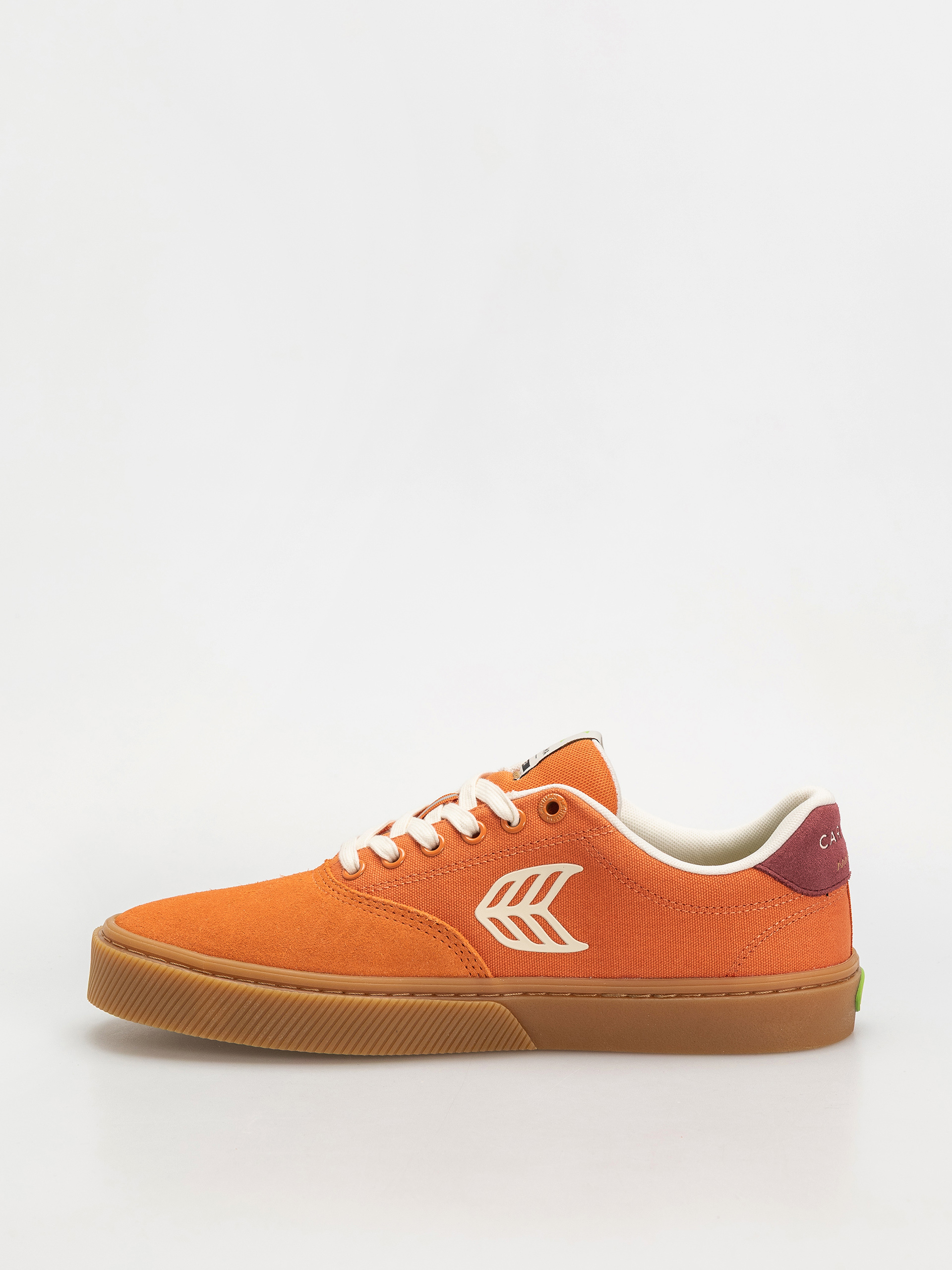 Buty Cariuma Naioca Pro (gum burnt orange suede and canvas ivory logo ruby wine)