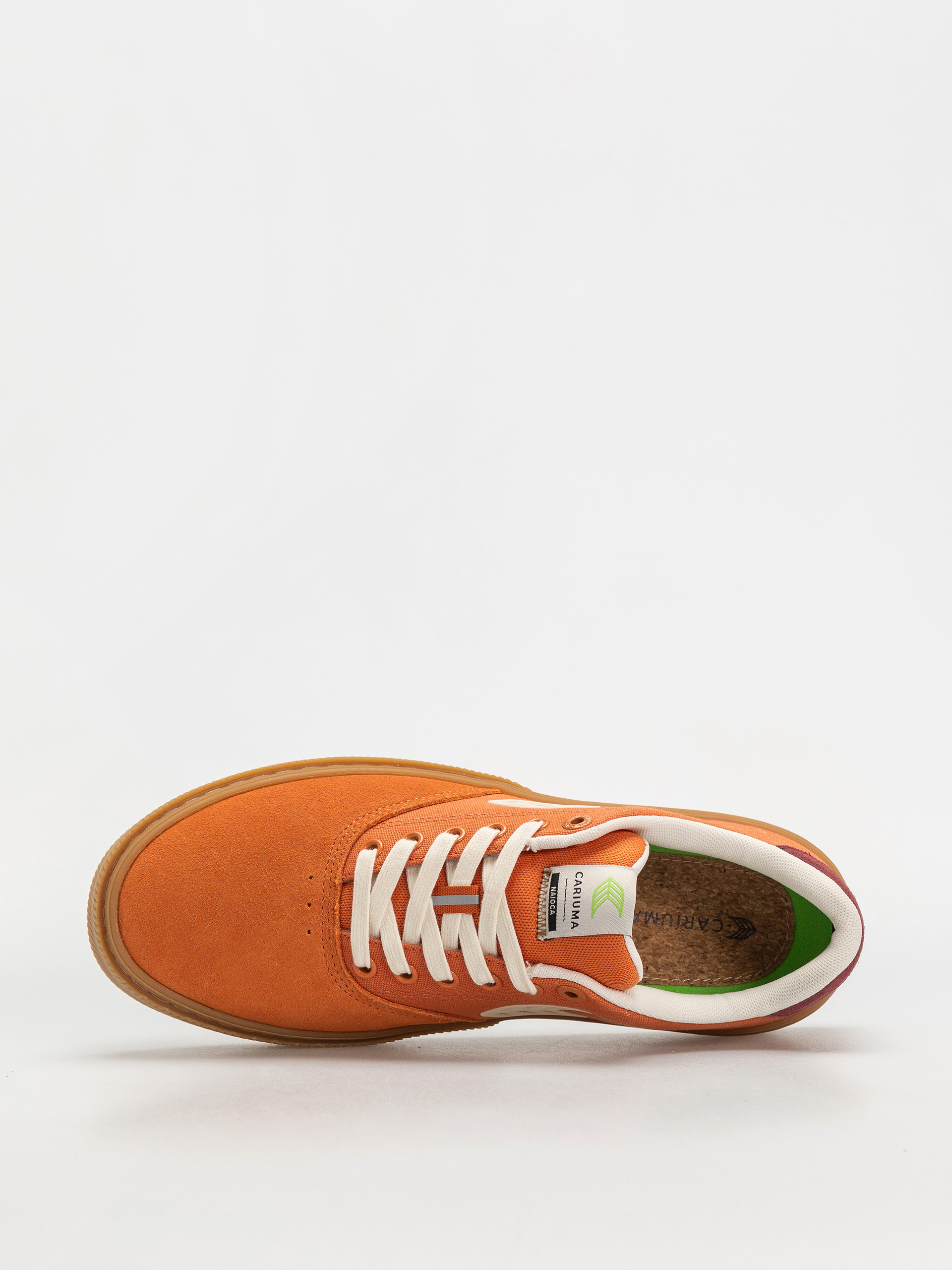 Buty Cariuma Naioca Pro (gum burnt orange suede and canvas ivory logo ruby wine)