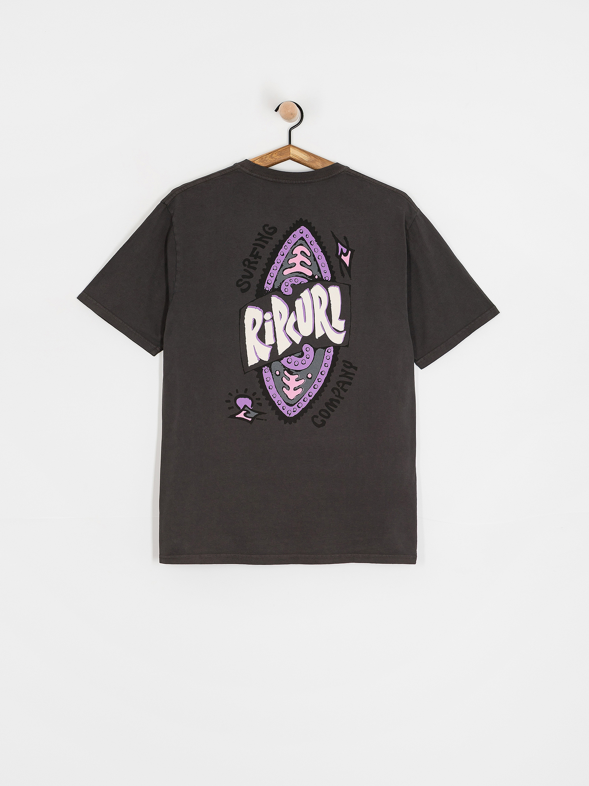 T-shirt Rip Curl Shield (washed black)