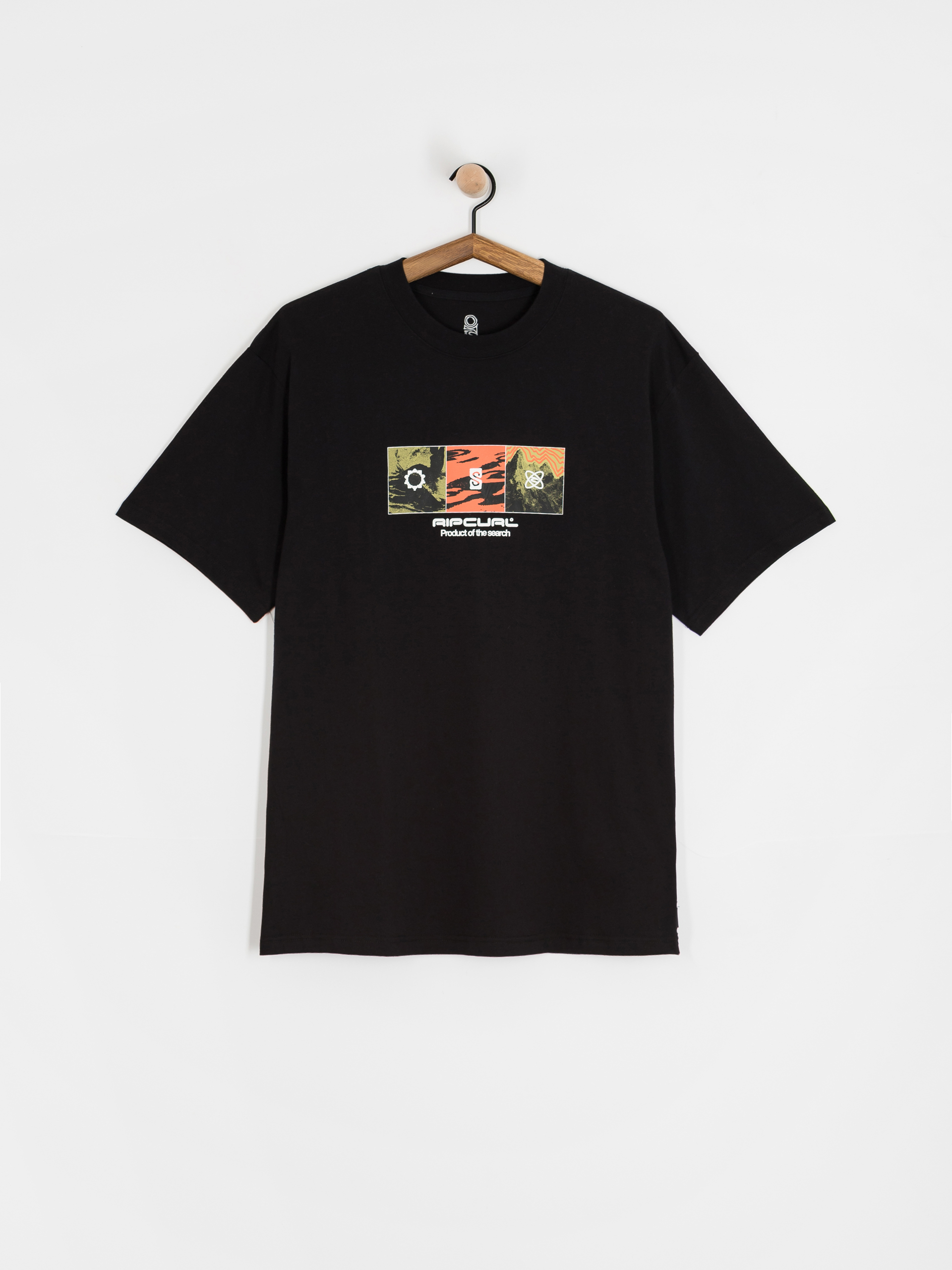 T-shirt Rip Curl Search Grid (black)