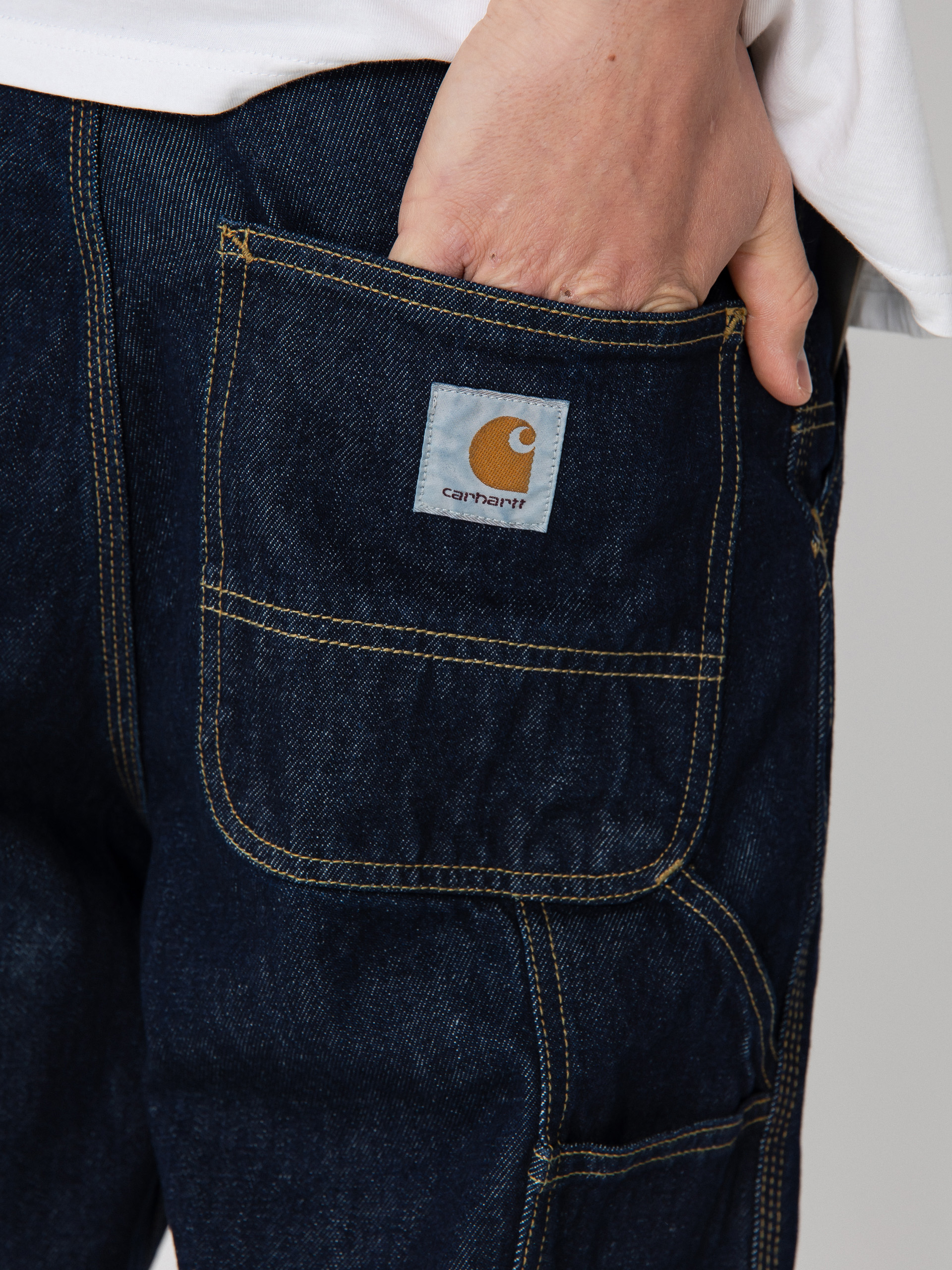 Szorty Carhartt WIP Single Knee (blue)