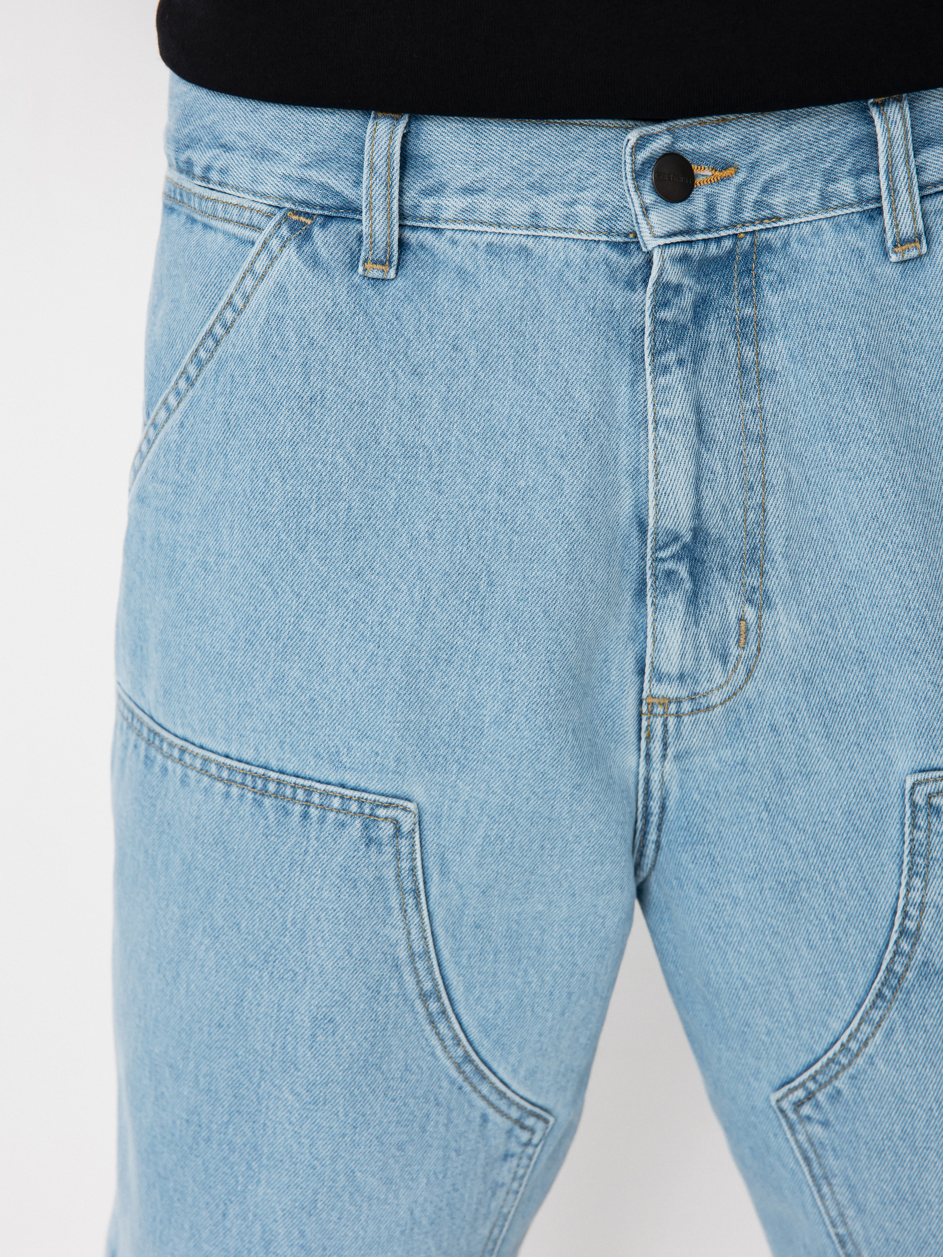 Szorty Carhartt WIP Double Knee (blue)