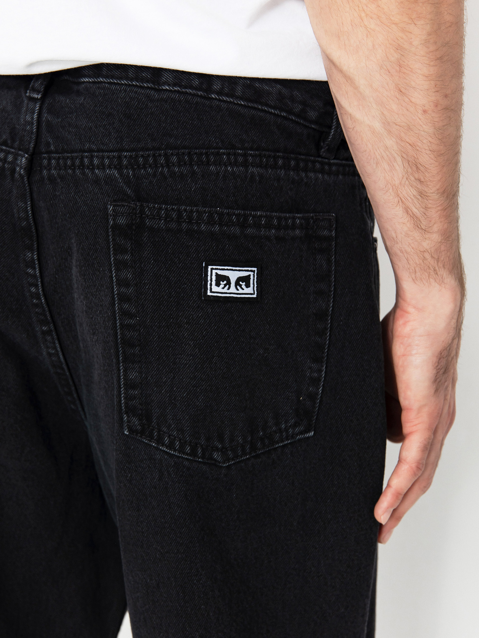 Spodnie OBEY Hardwork Denim (faded black)