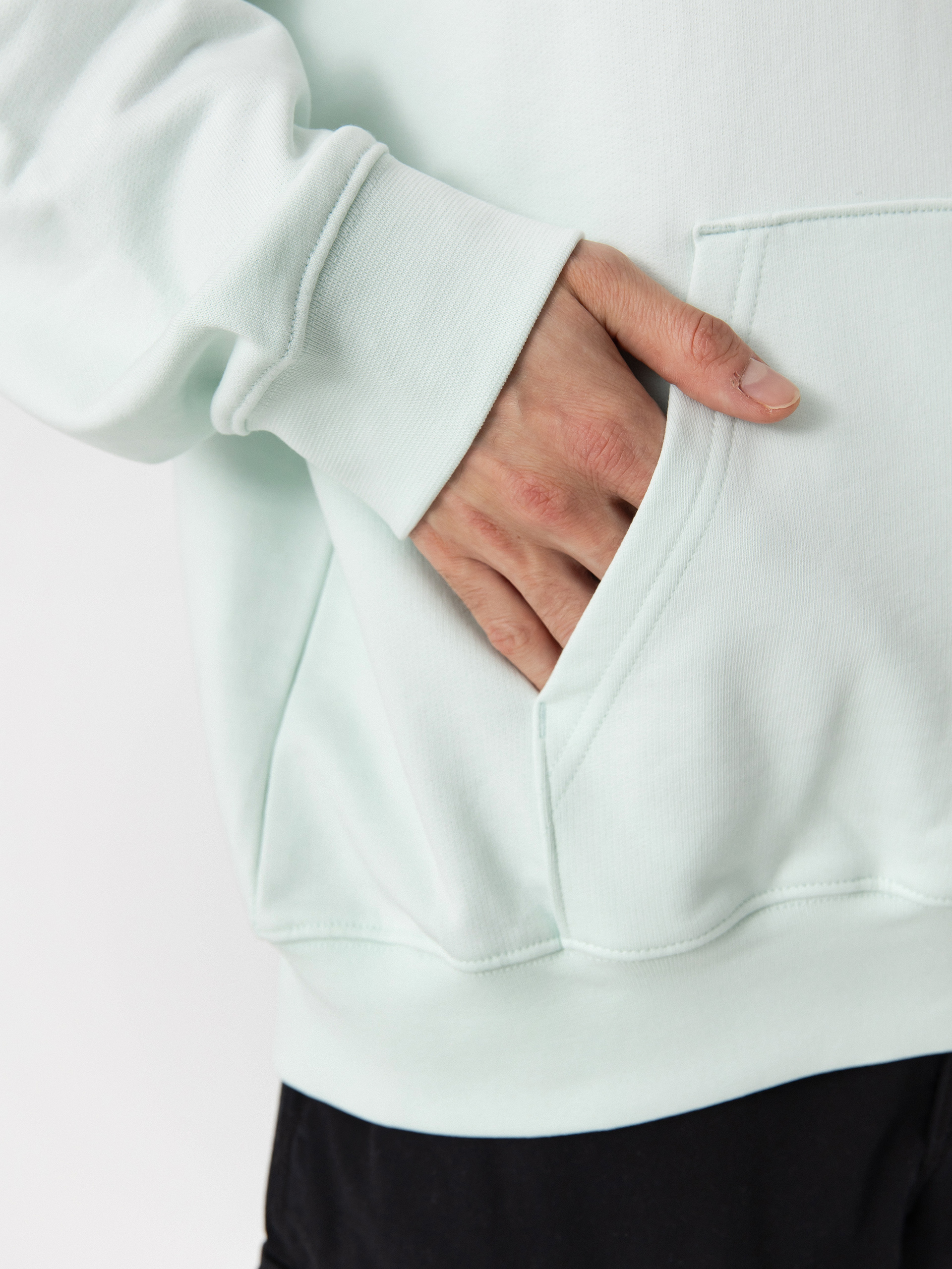 Bluza z kapturem Vans Skull Window HD (hint of mint)