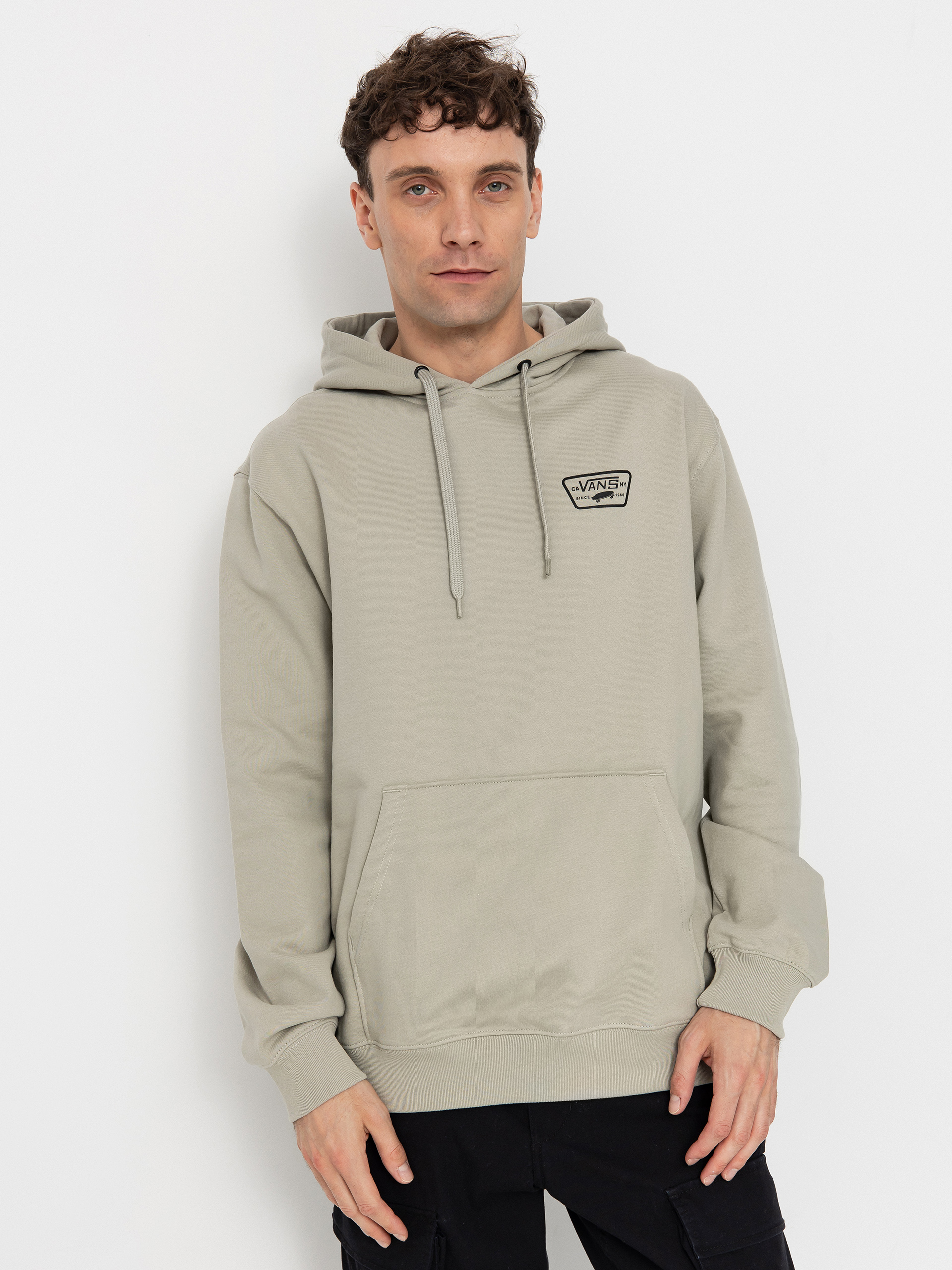 Bluza z kapturem Vans Full Patch HD (london fog)