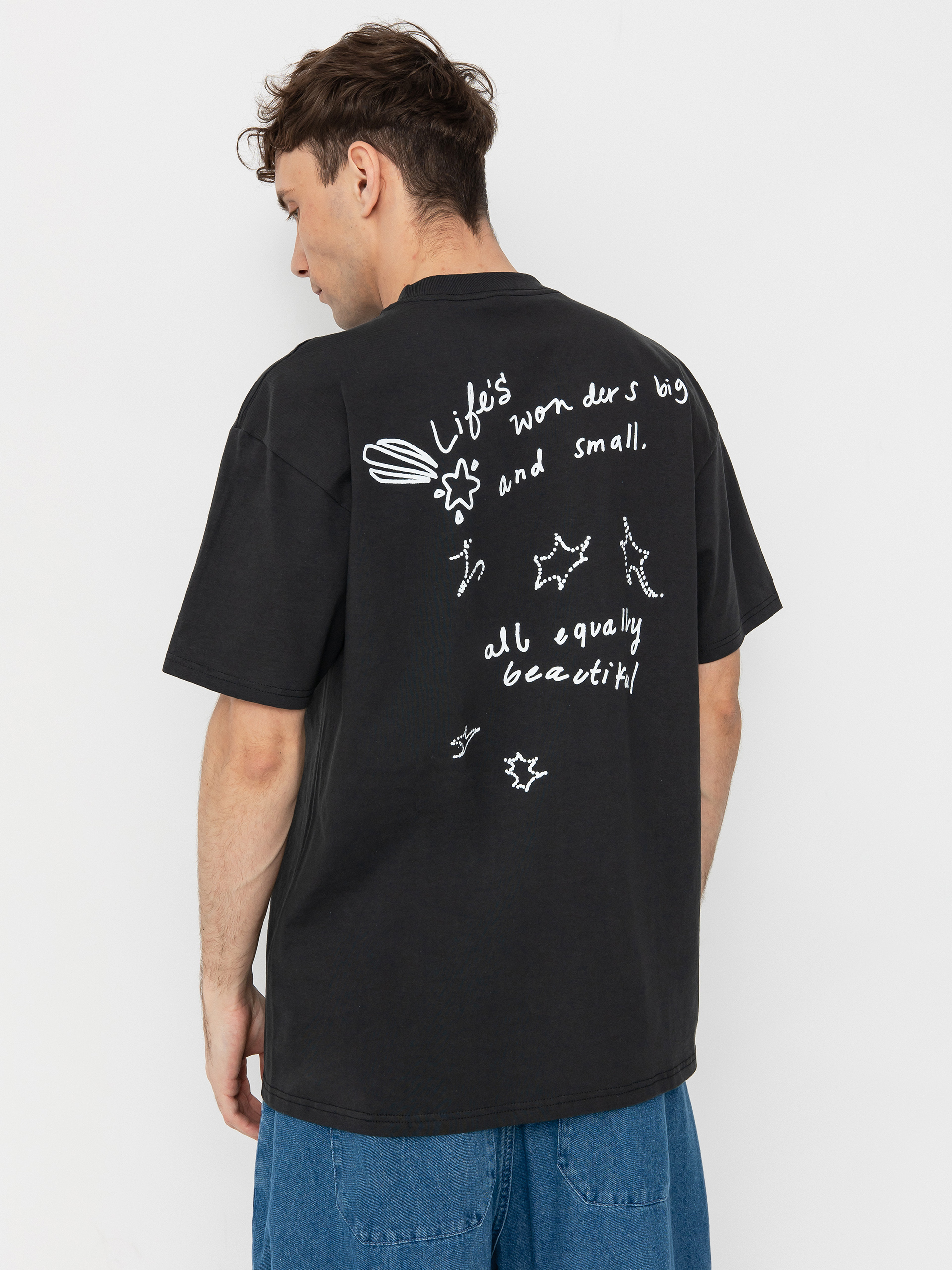 T-shirt OBEY Welcome To Paradise (vintage black)