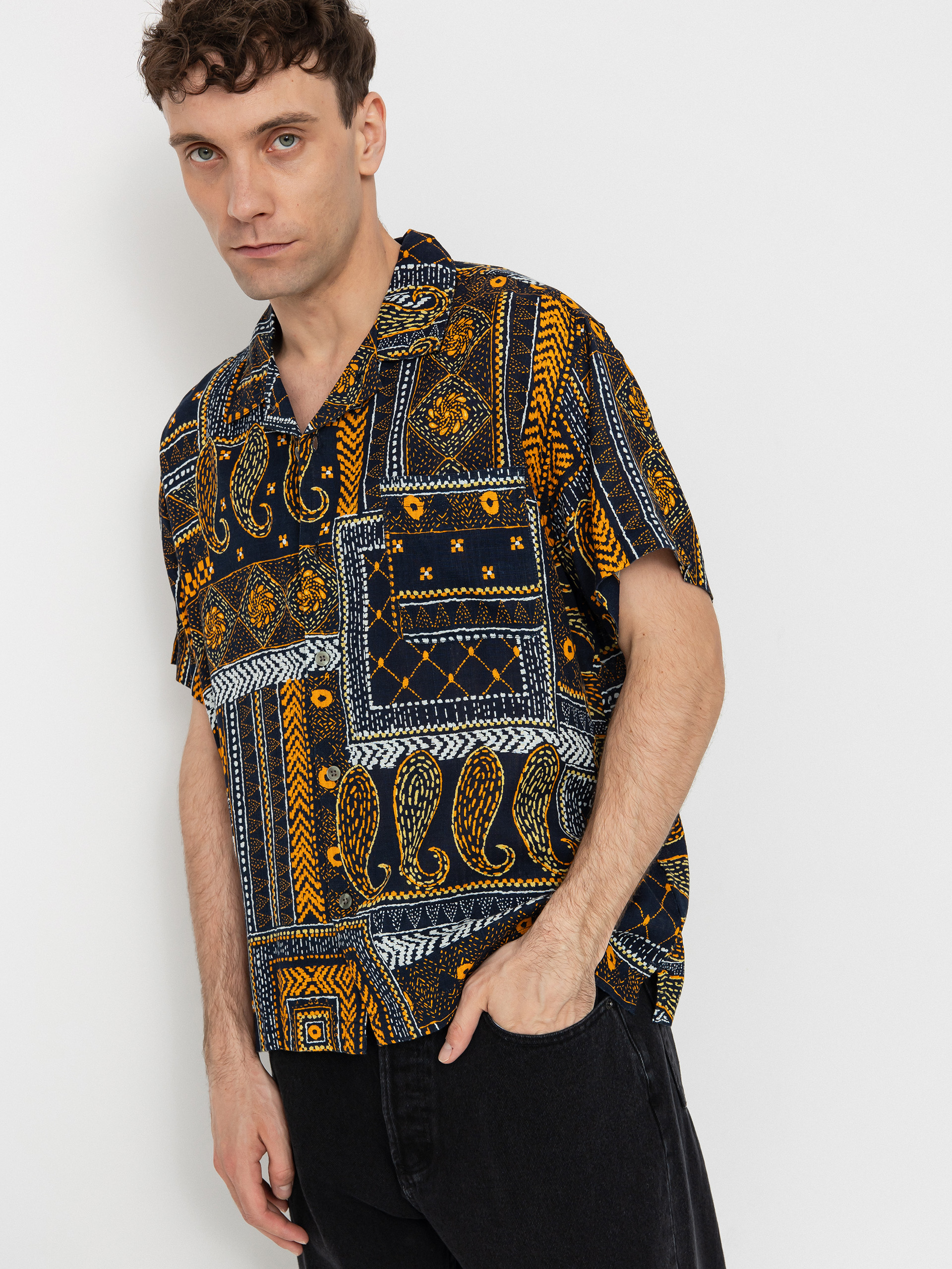 Koszula OBEY Archie (navy multi)