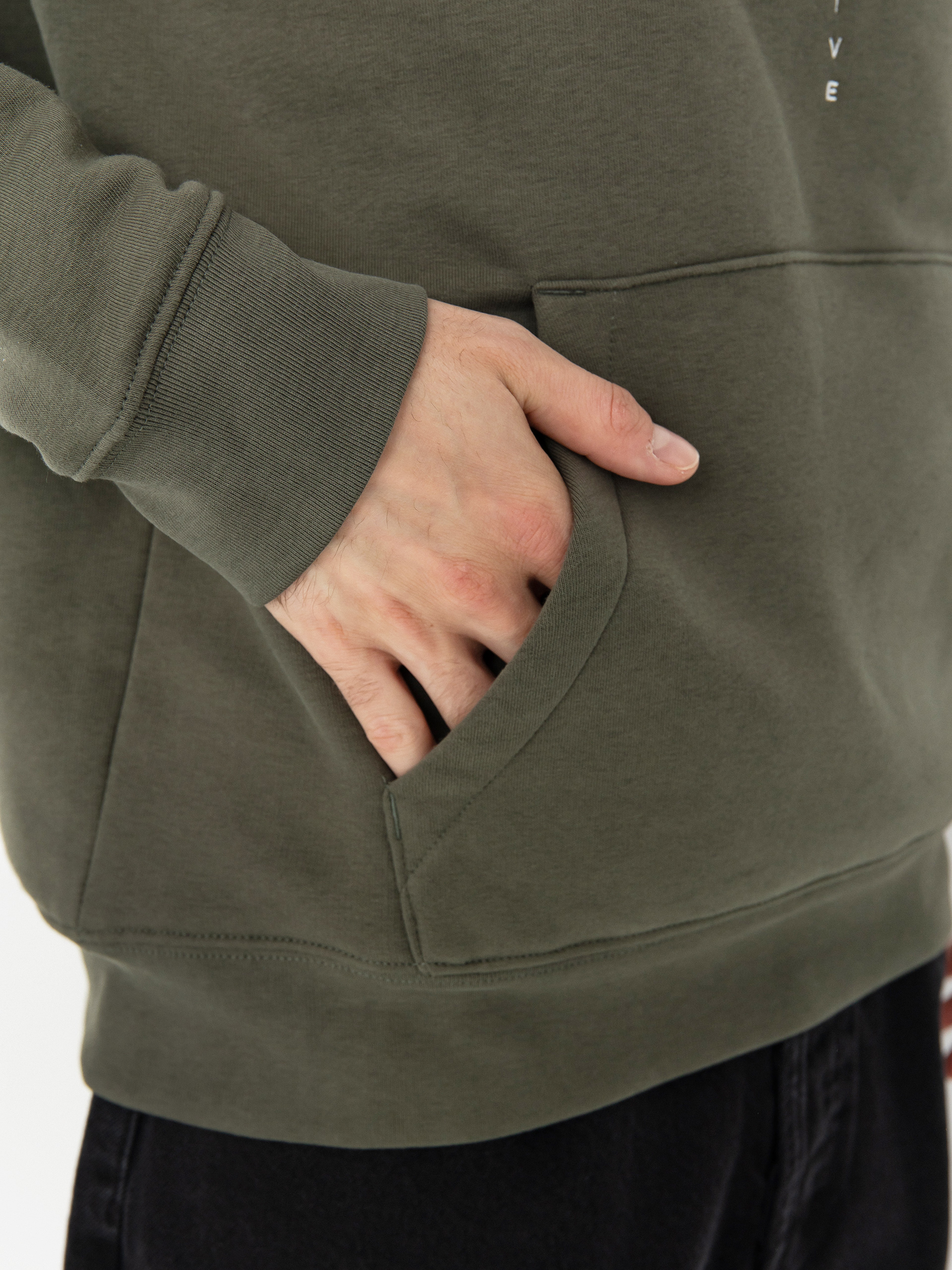 Bluza z kapturem Poetic Collective Flower HD (khaki)