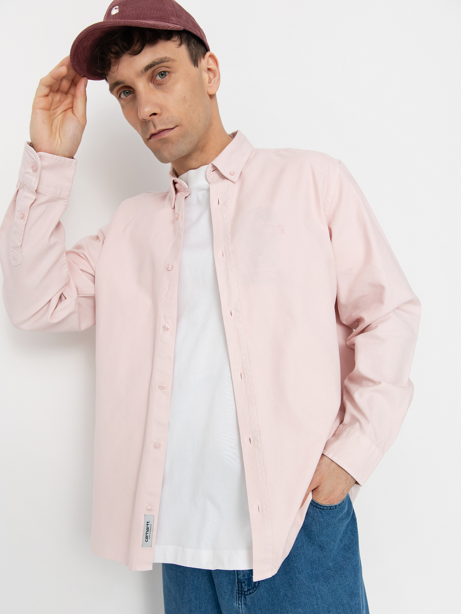Koszula Carhartt WIP Bolton (air pink)
