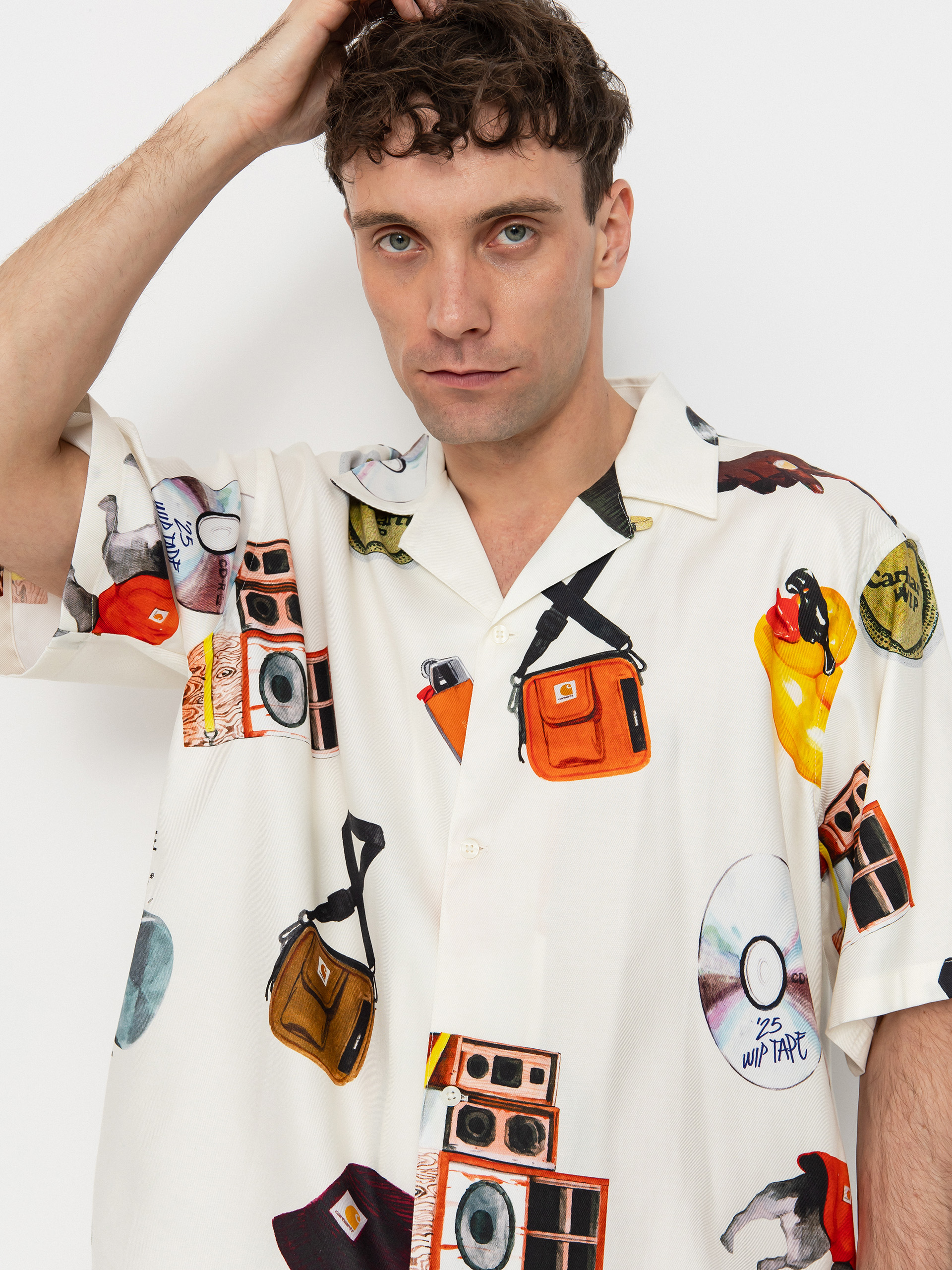 Koszula Carhartt WIP Jacob Rochester (jacob rochester print/wax)