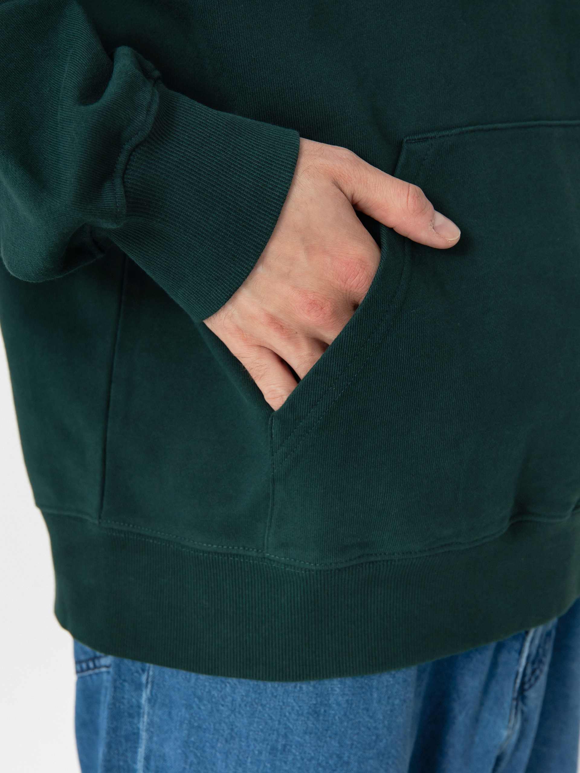 Bluza z kapturem Carhartt WIP Flaming Ducks HD (conifer)