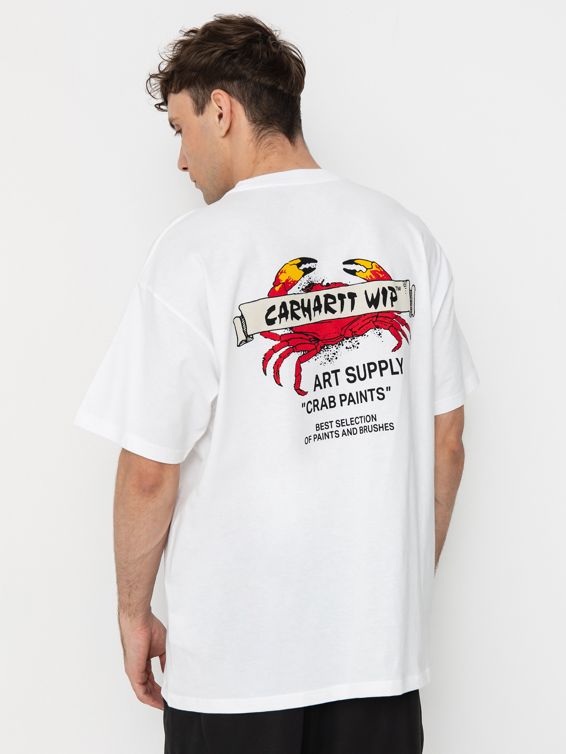 T-shirt Carhartt WIP Crab Paint (white)