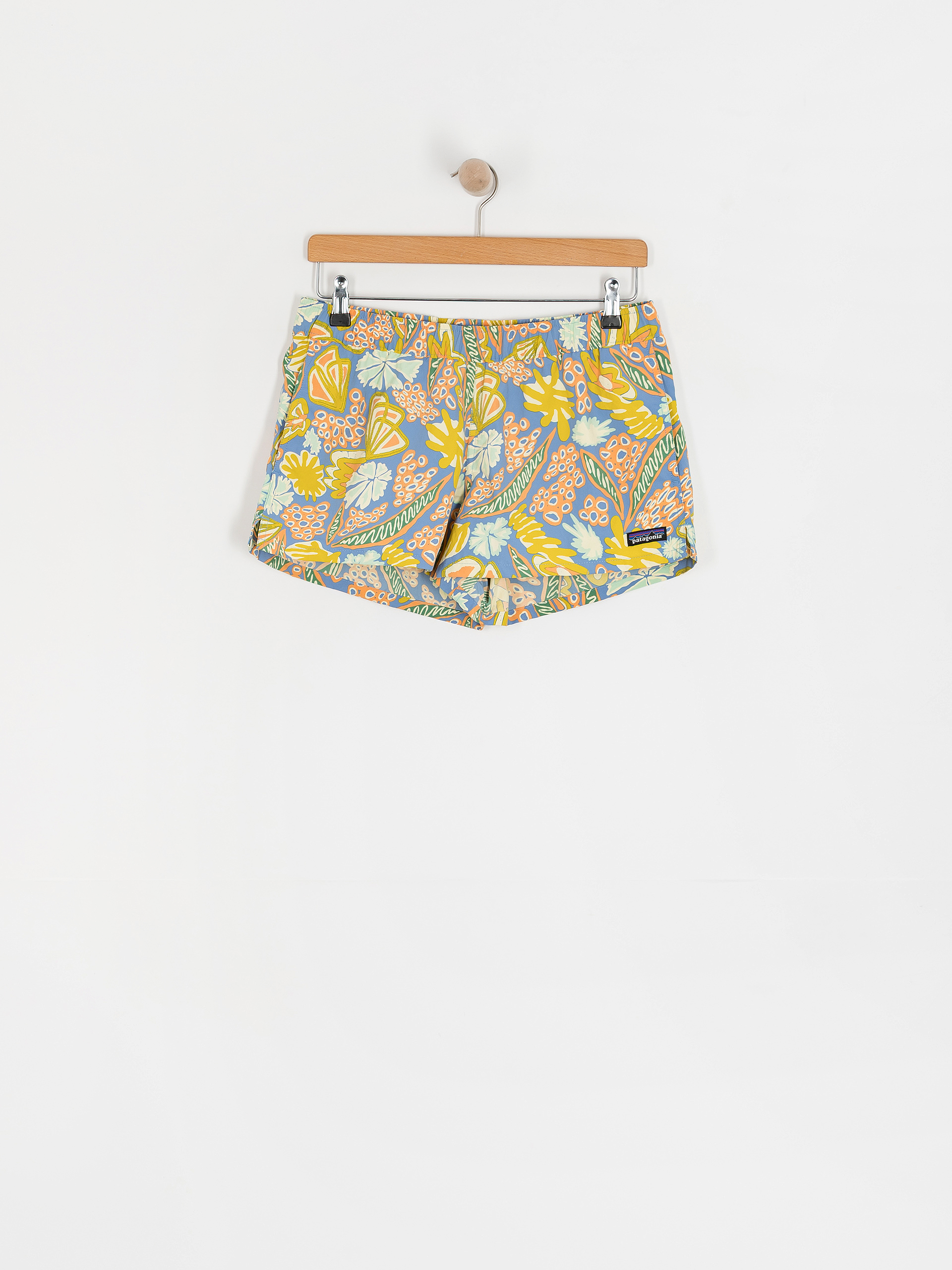 Szorty Patagonia Barely Baggies 2 1/2 in Wmn (flourish/abundant blue)