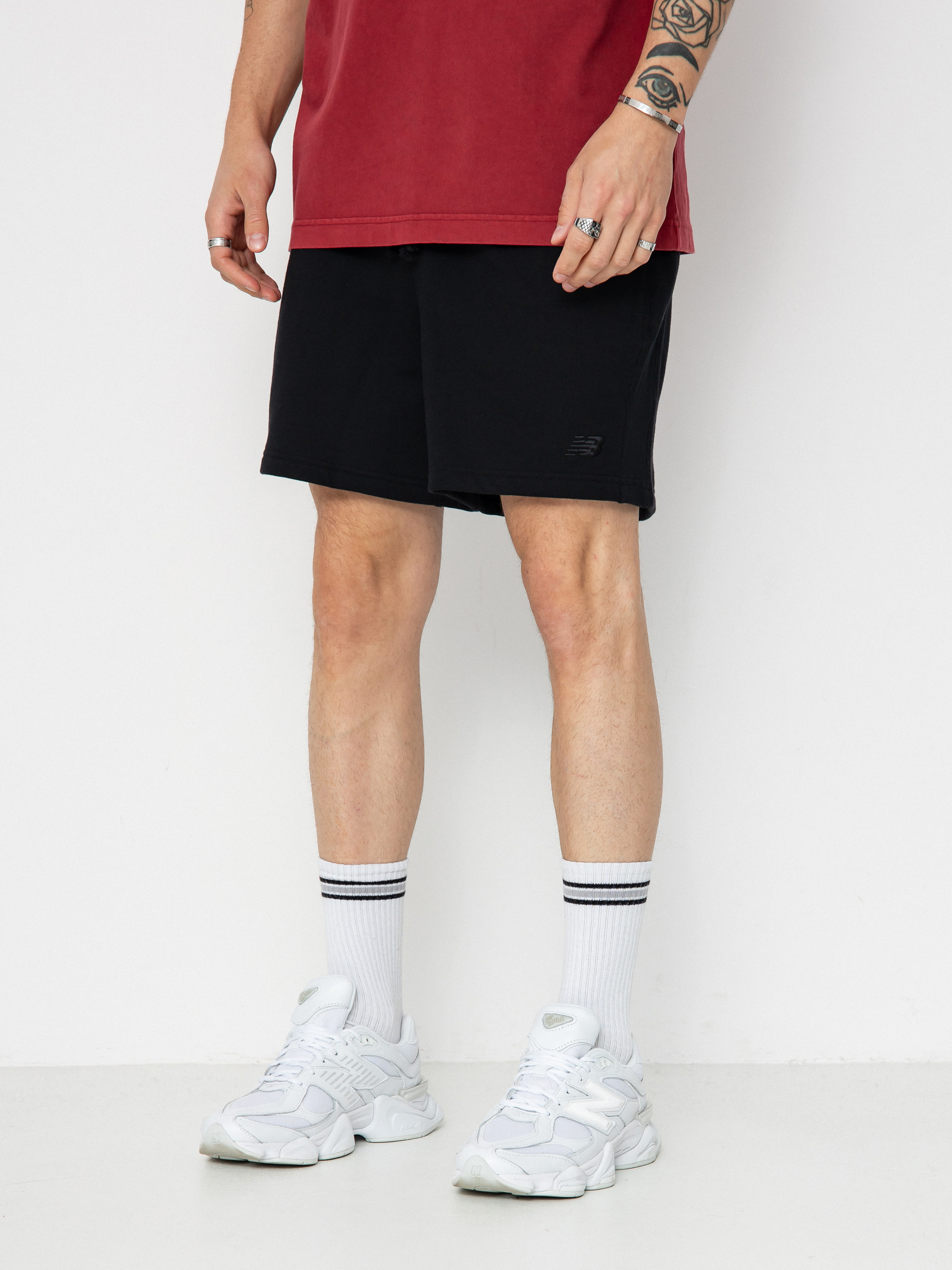 Szorty New Balance Athletics French (black)