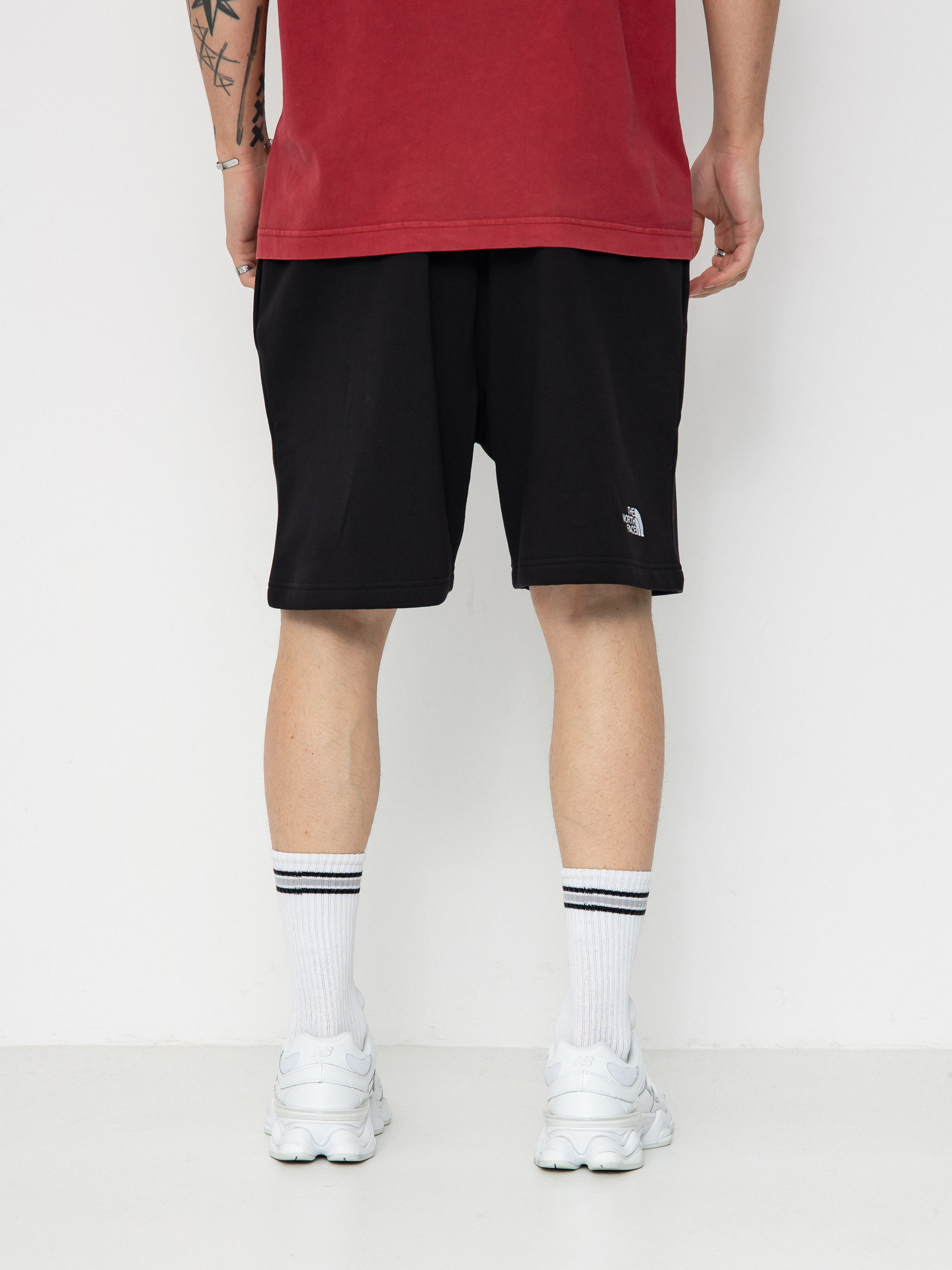 ★★THE NORTH FACE★★ Daily Essential Shorts NS6NQ03B Szorty The North Face Essential Relaxed - czarny (tnf black)