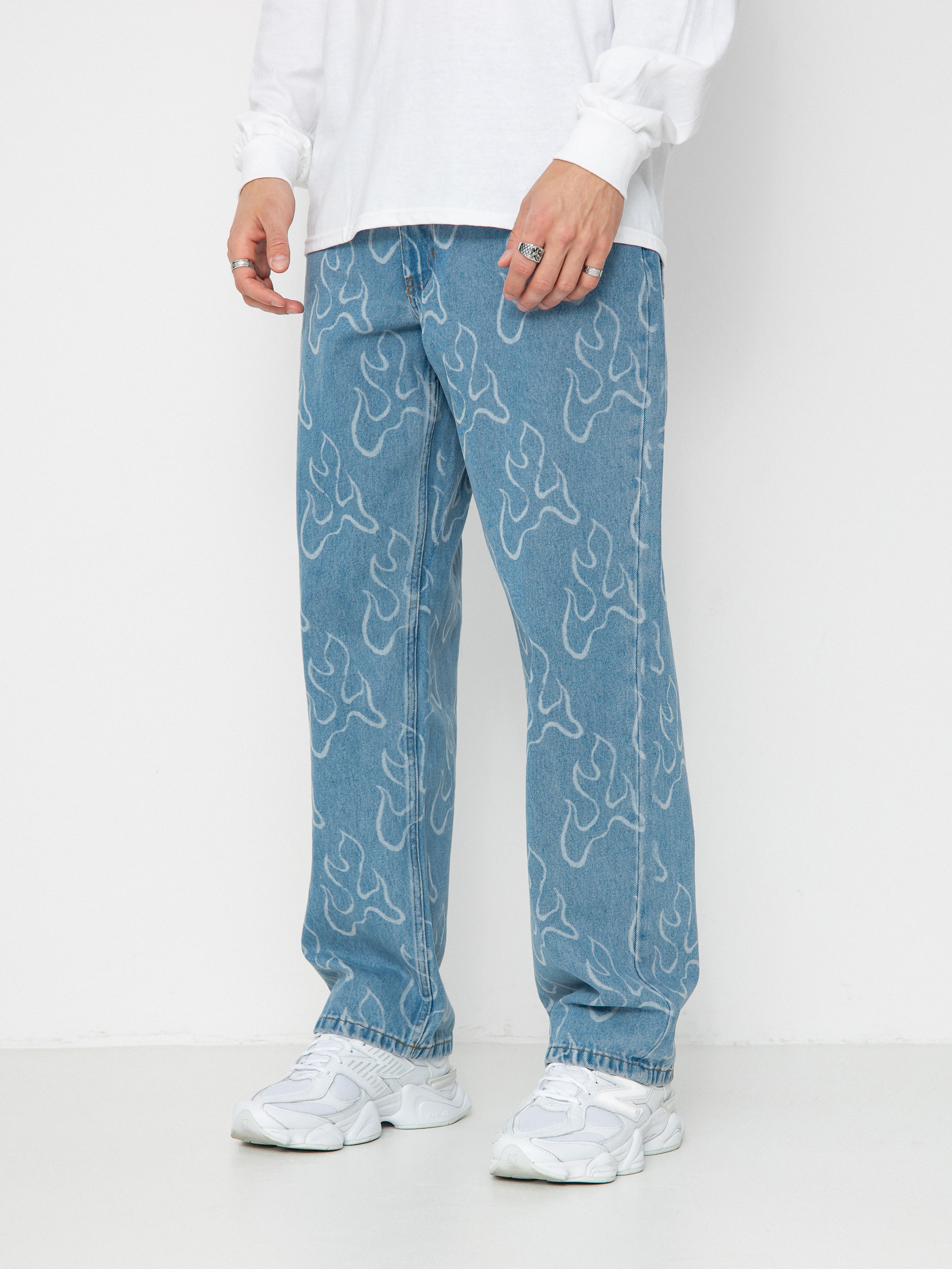 Spodnie Vans Check 5 Blaze Loose Denim (stonewash/blue)