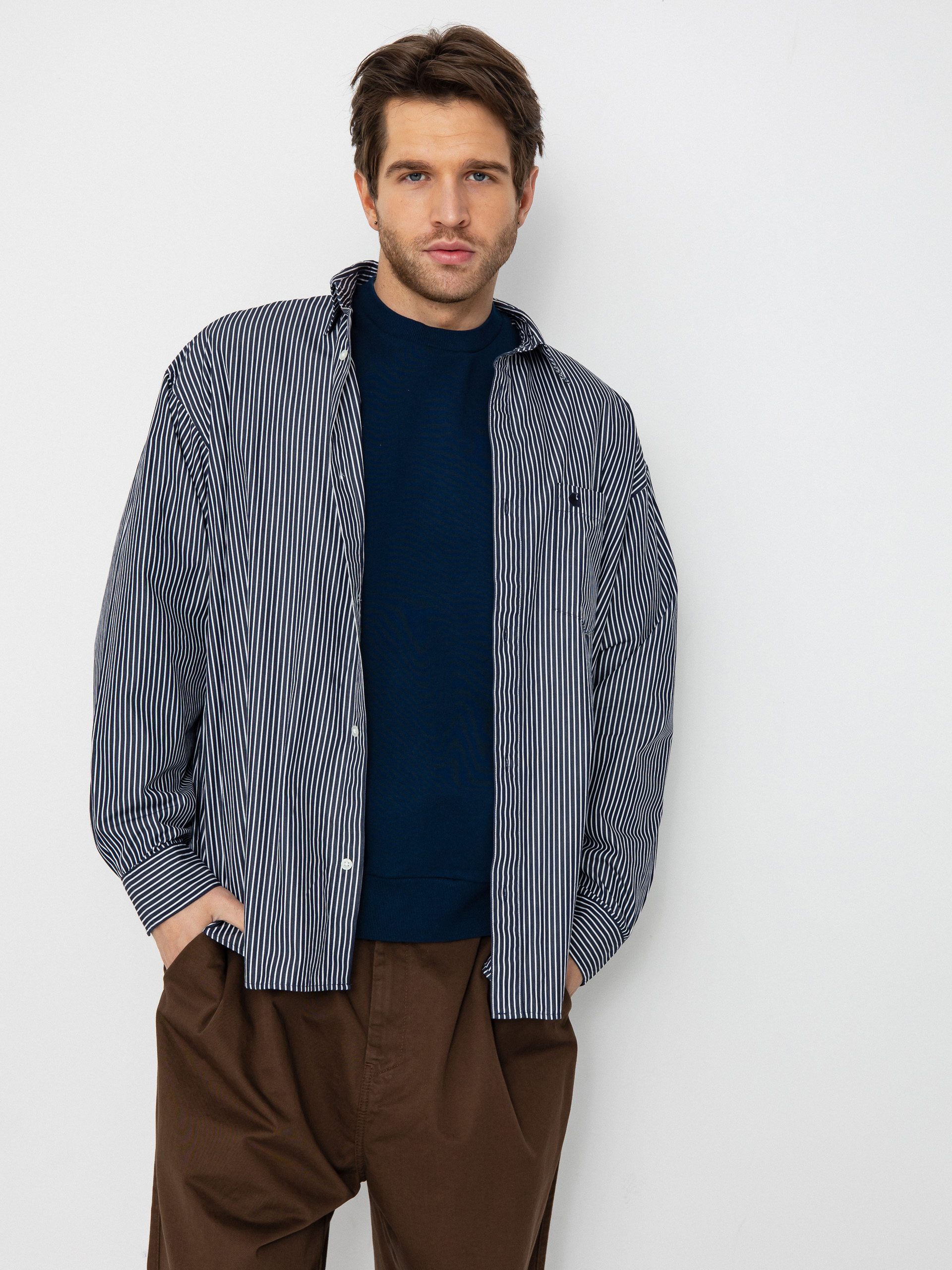 Koszula Carhartt WIP Notus (arvin stripe/space)