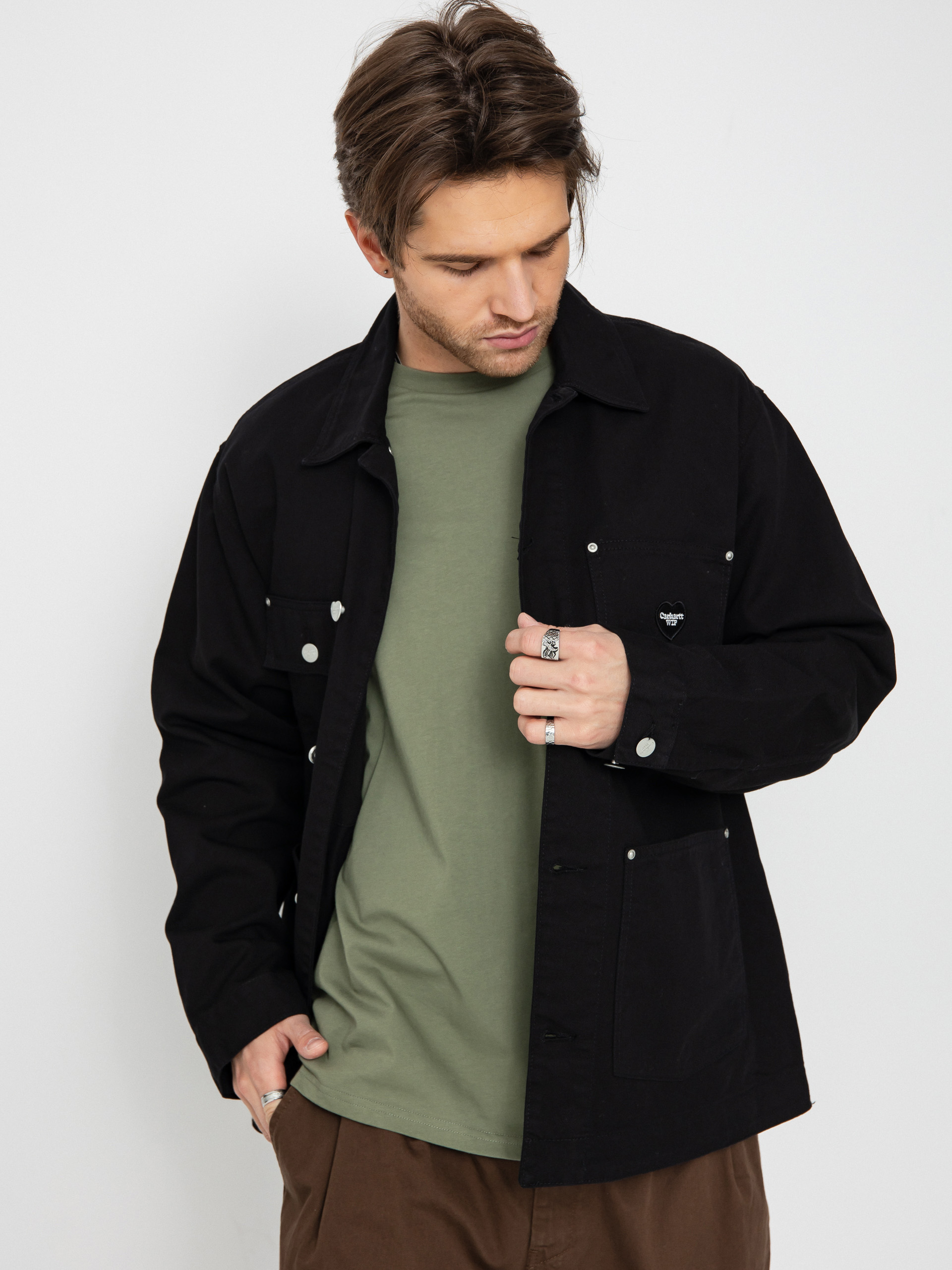 Kurtka Carhartt WIP Drewe Chore Coat (black)